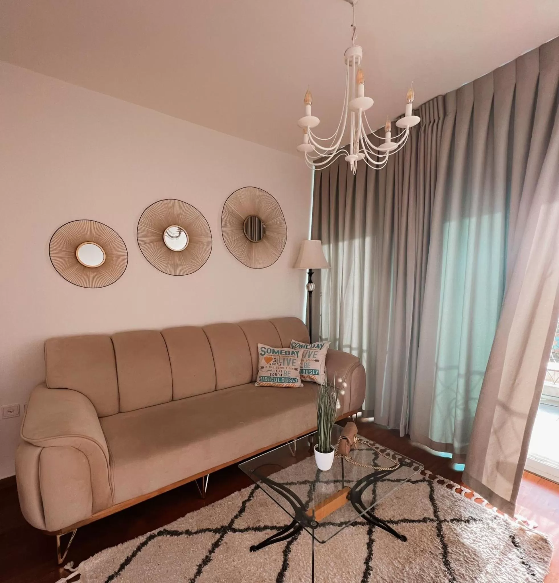 Seating Area in Suite Marina Caesarea