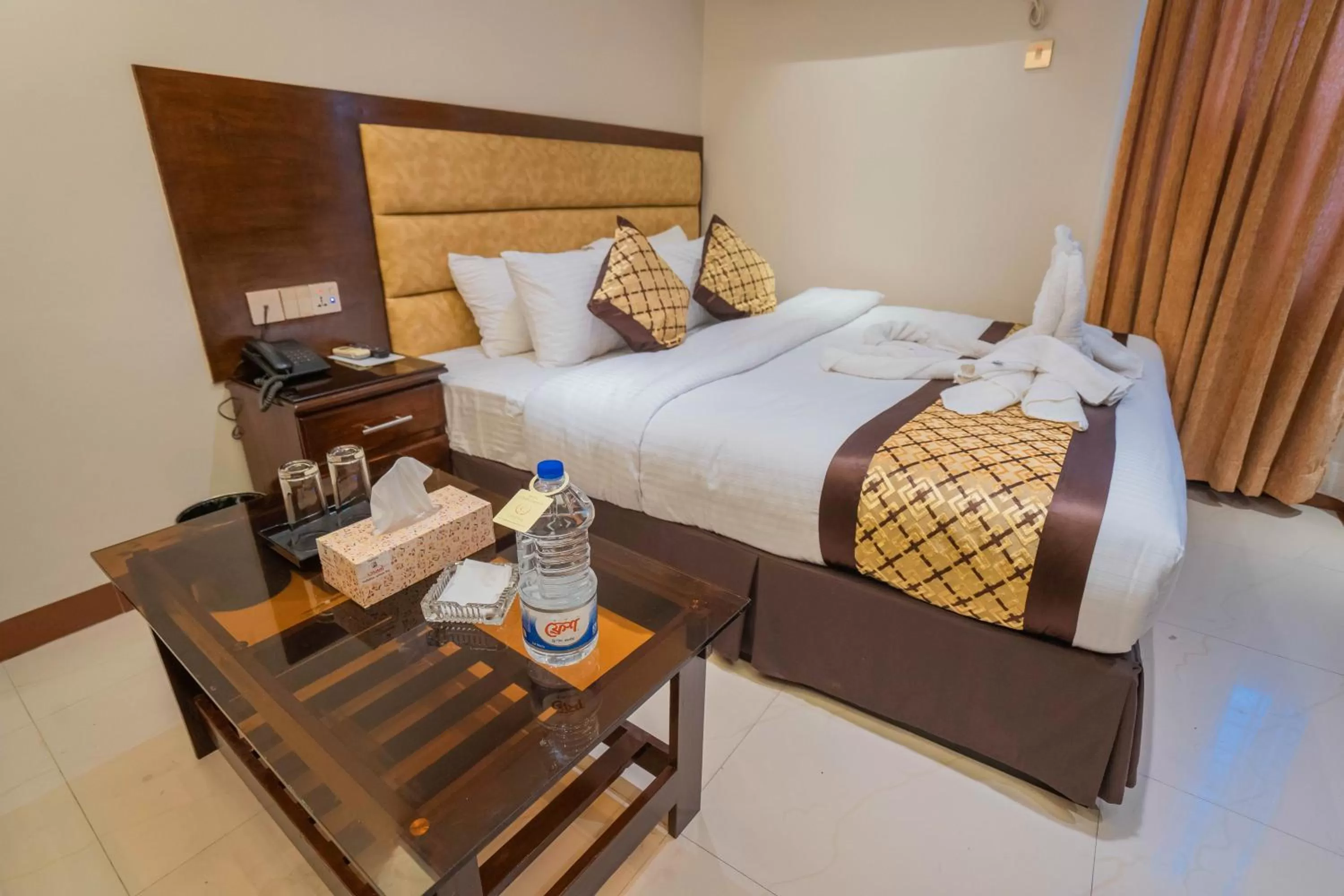 Bed in Central Inn Dhaka City Centre