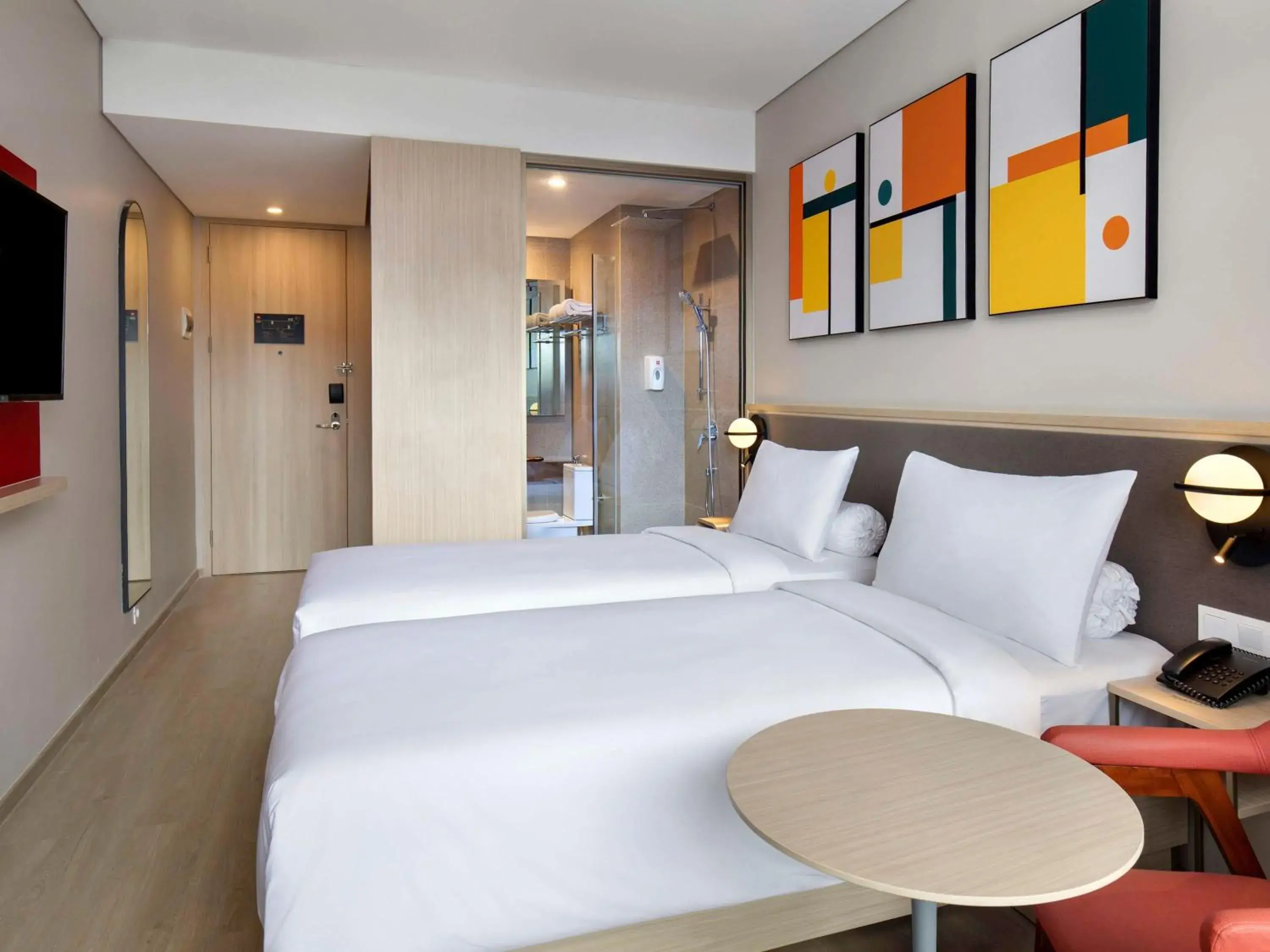 Standard Twin Room in ibis Palembang Sanggar Standard Twin Room in ibis Palembang Sanggar