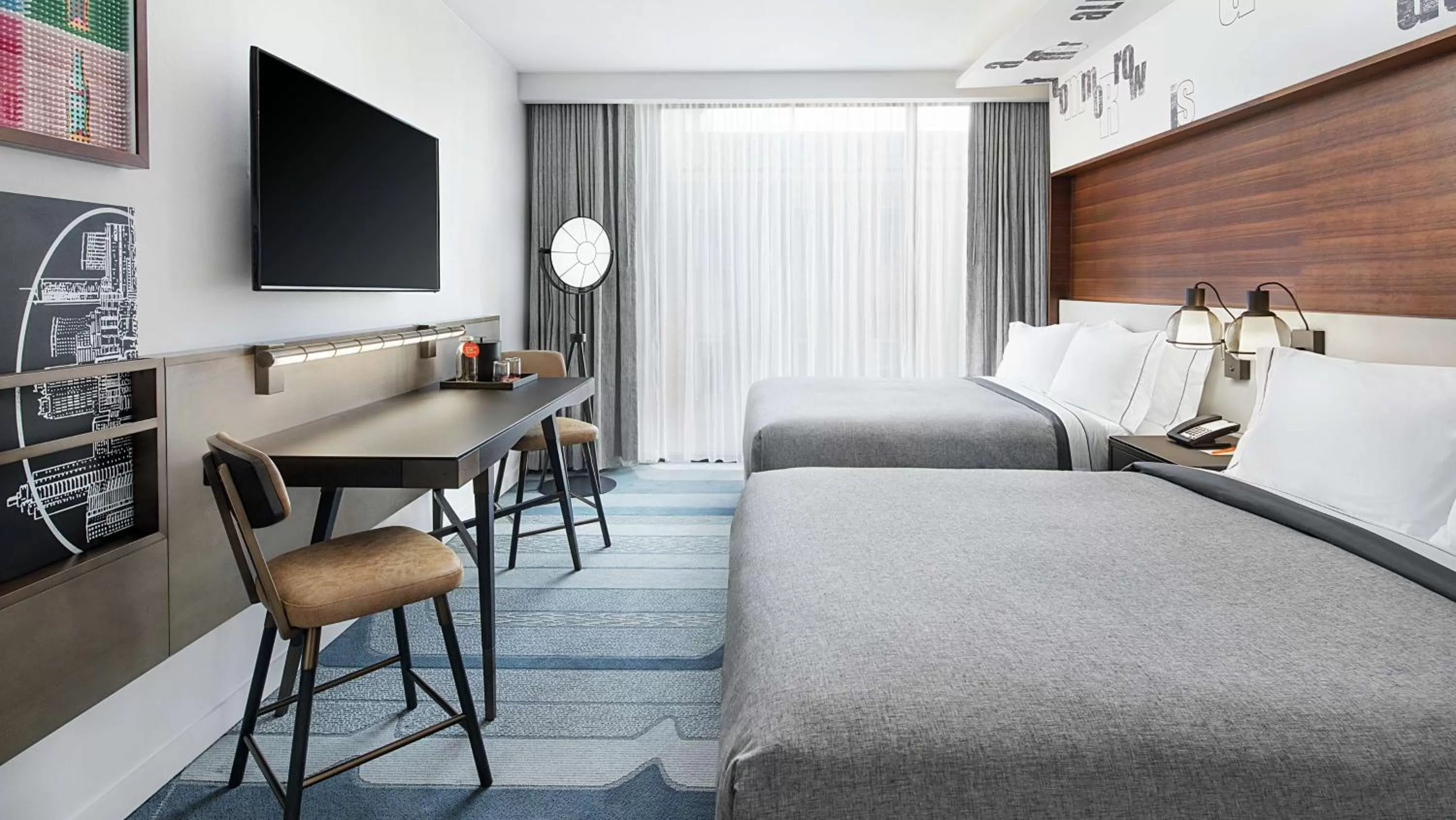 Bedroom, Bed in Canopy By Hilton Atlanta Midtown