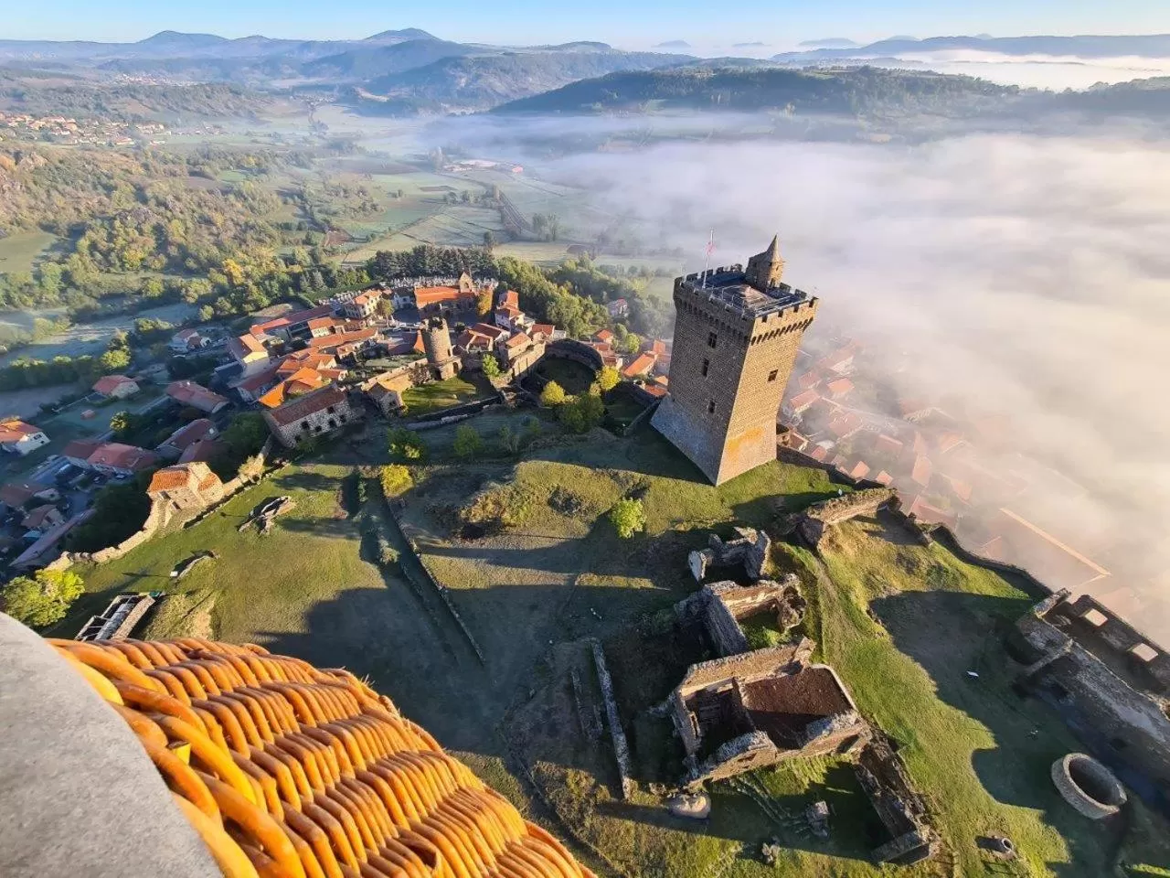 Bird's eye view in ibis budget Le Puy En Velay