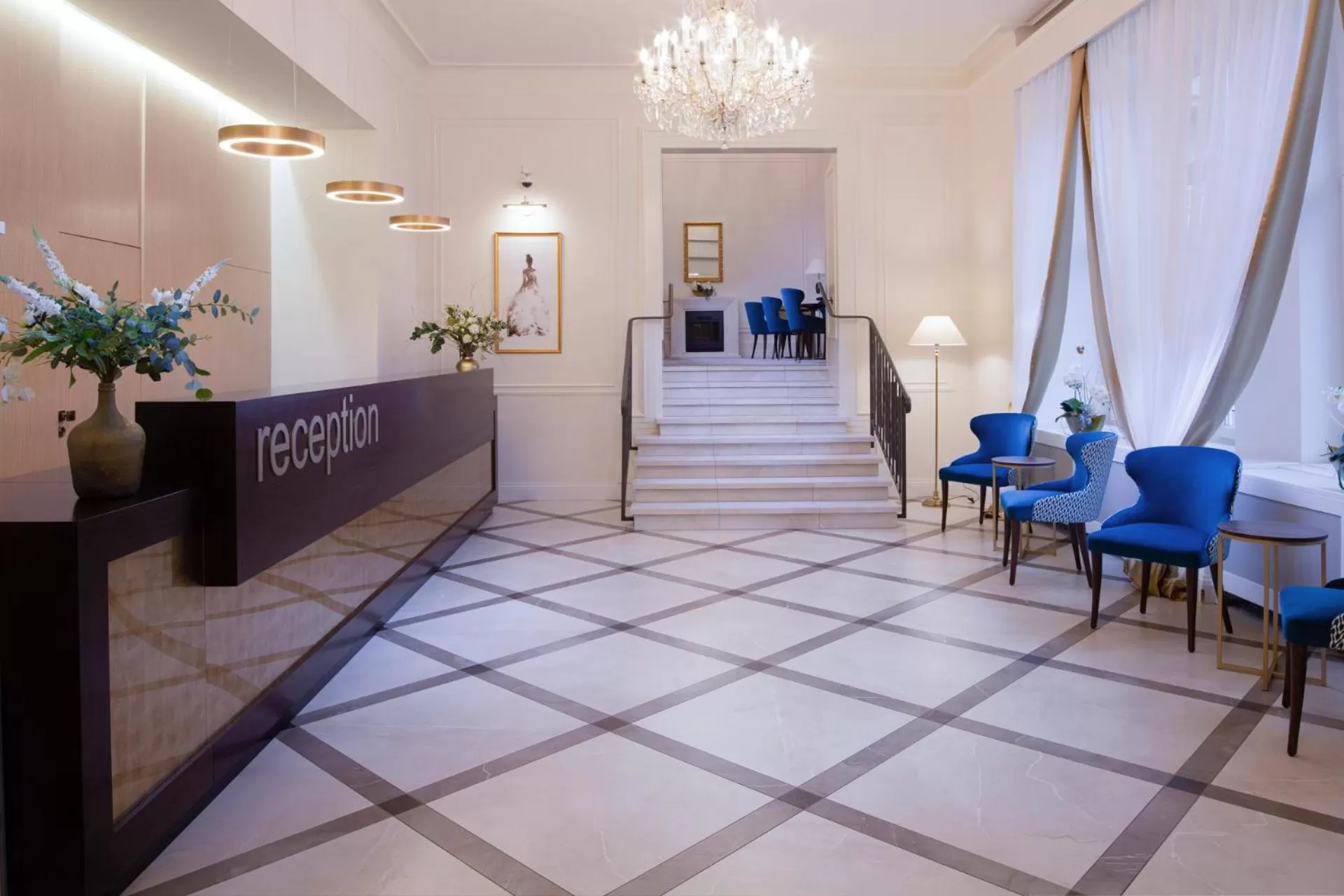 Lobby or reception in OREA Spa Hotel Palace Zvon Mariánské Lázně