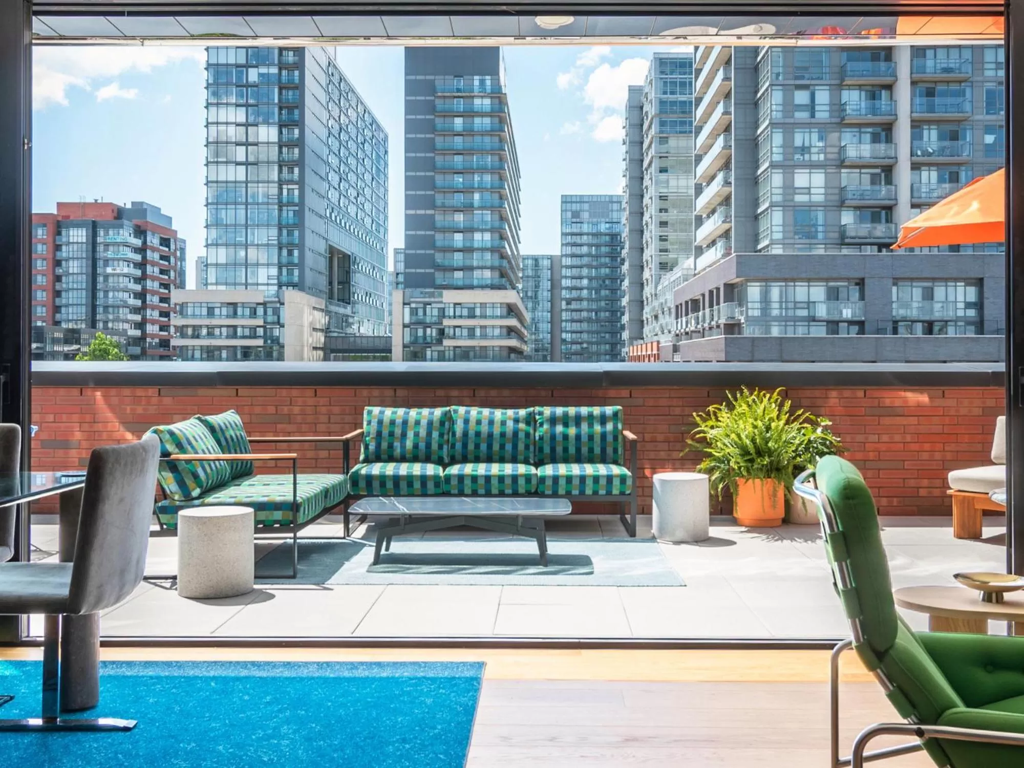 Patio in The Drake Hotel