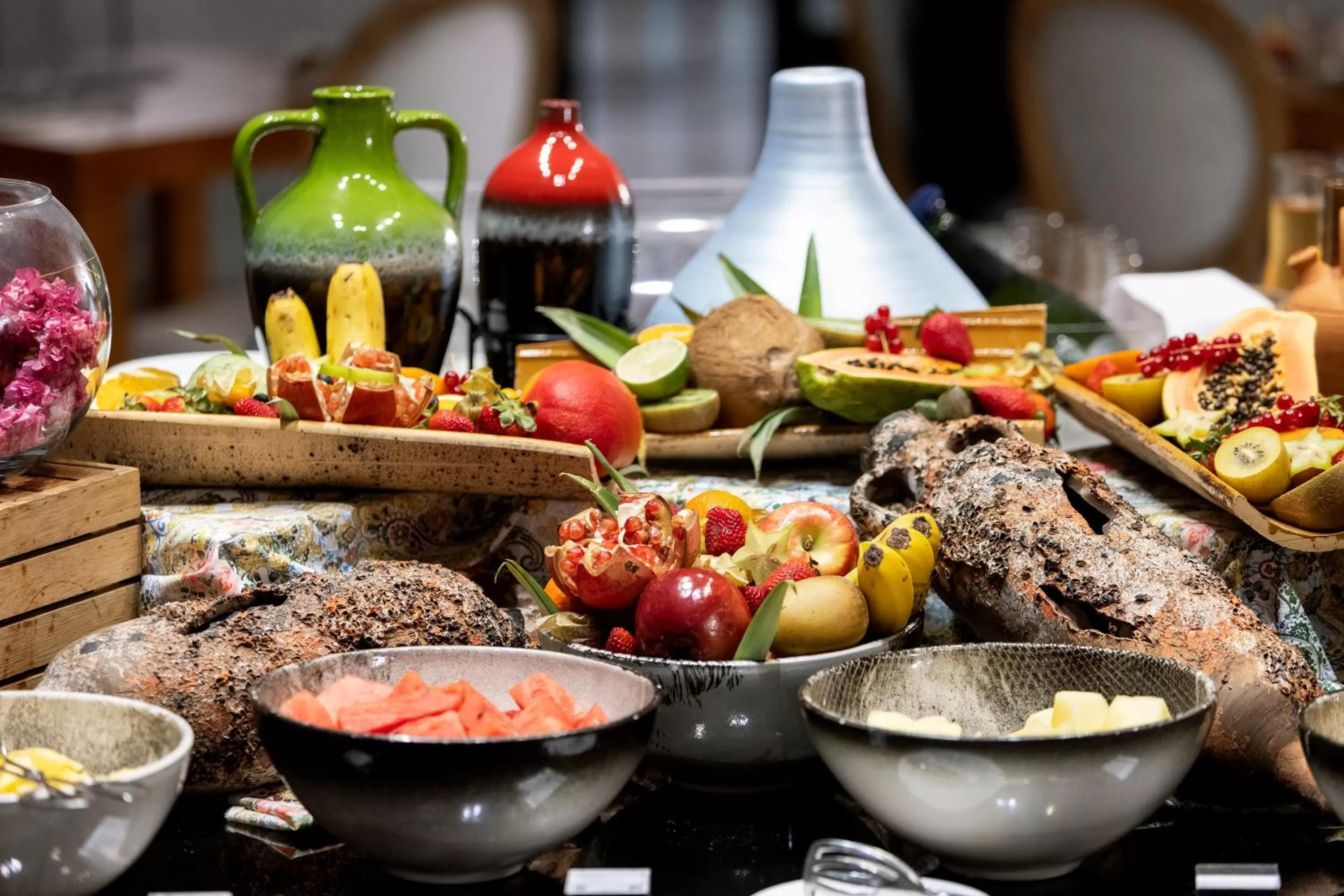 Breakfast in Hospes Palacio del Bailio, a Member of Design Hotels