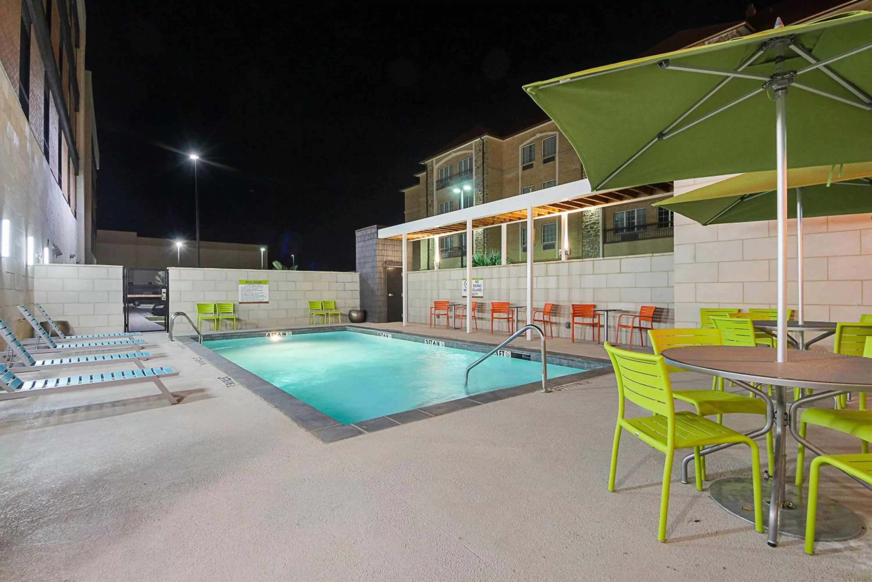 Pool view in Home2 Suites By Hilton Dallas Grand Prairie