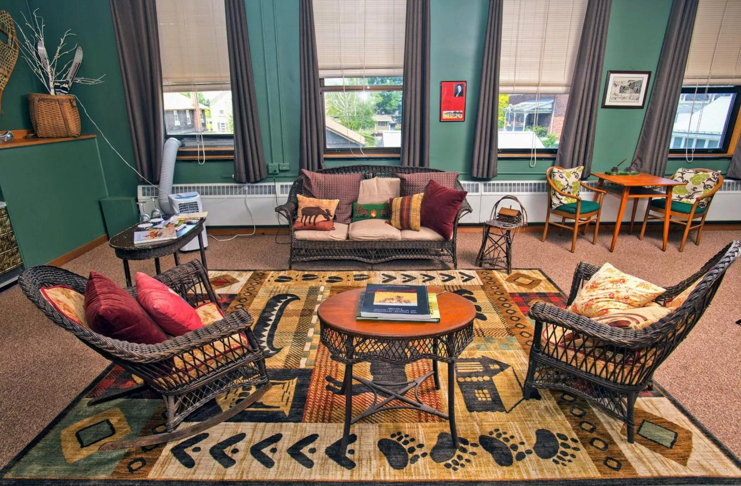 Seating area in Sherman Inn