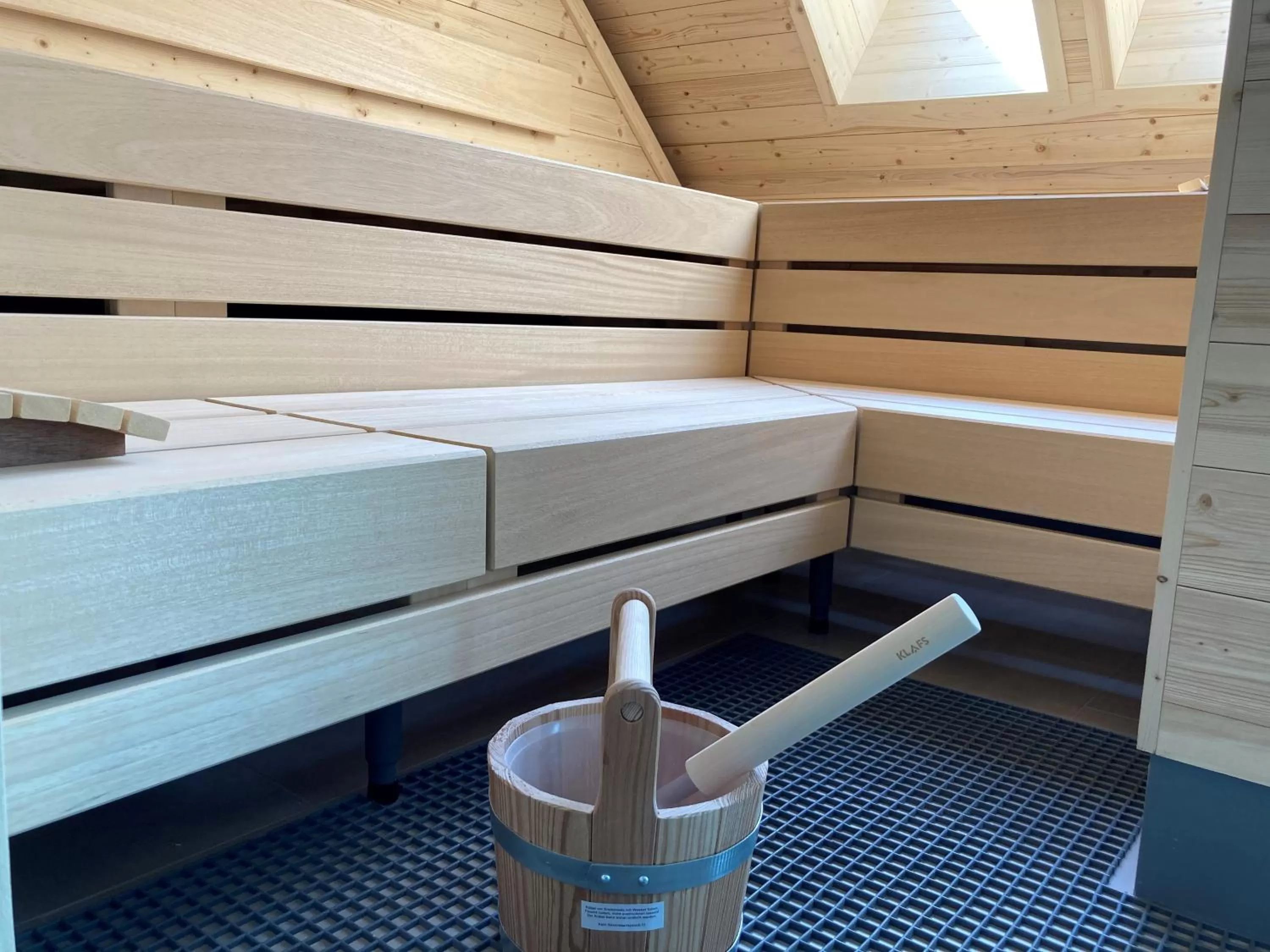 Sauna in Biohotel Schönhagener Mühle