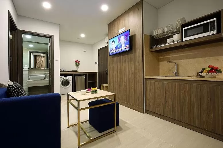 Living room in Aurora Western Village