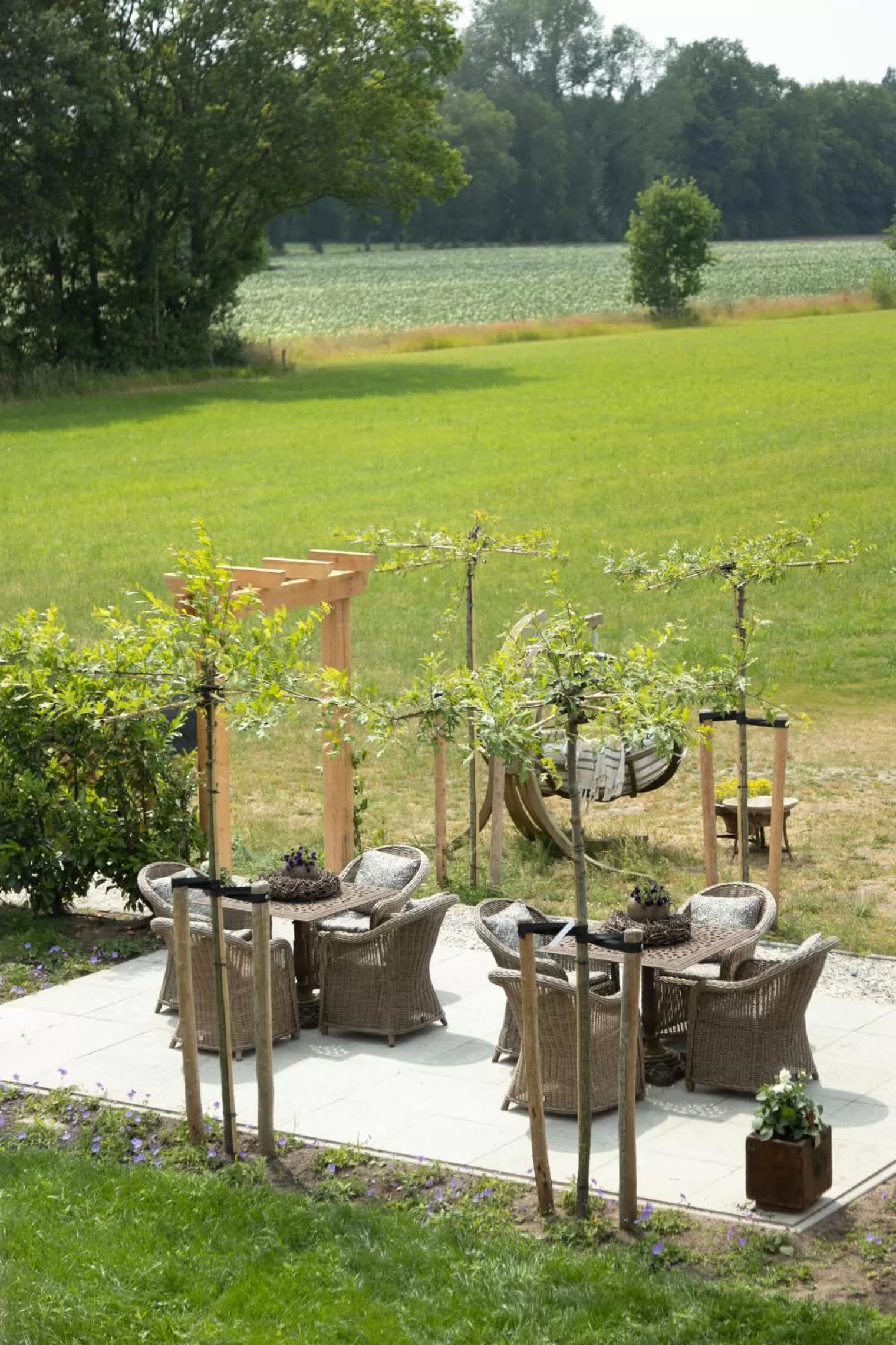 Natural landscape, Garden in Bed & Breakfast Hoeve Happiness