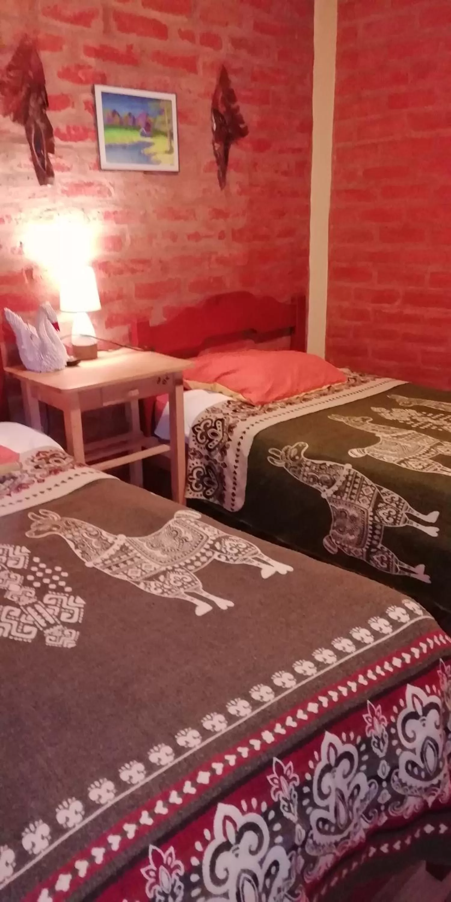 Property building, Bed in Hostal La Casa Amarilla City