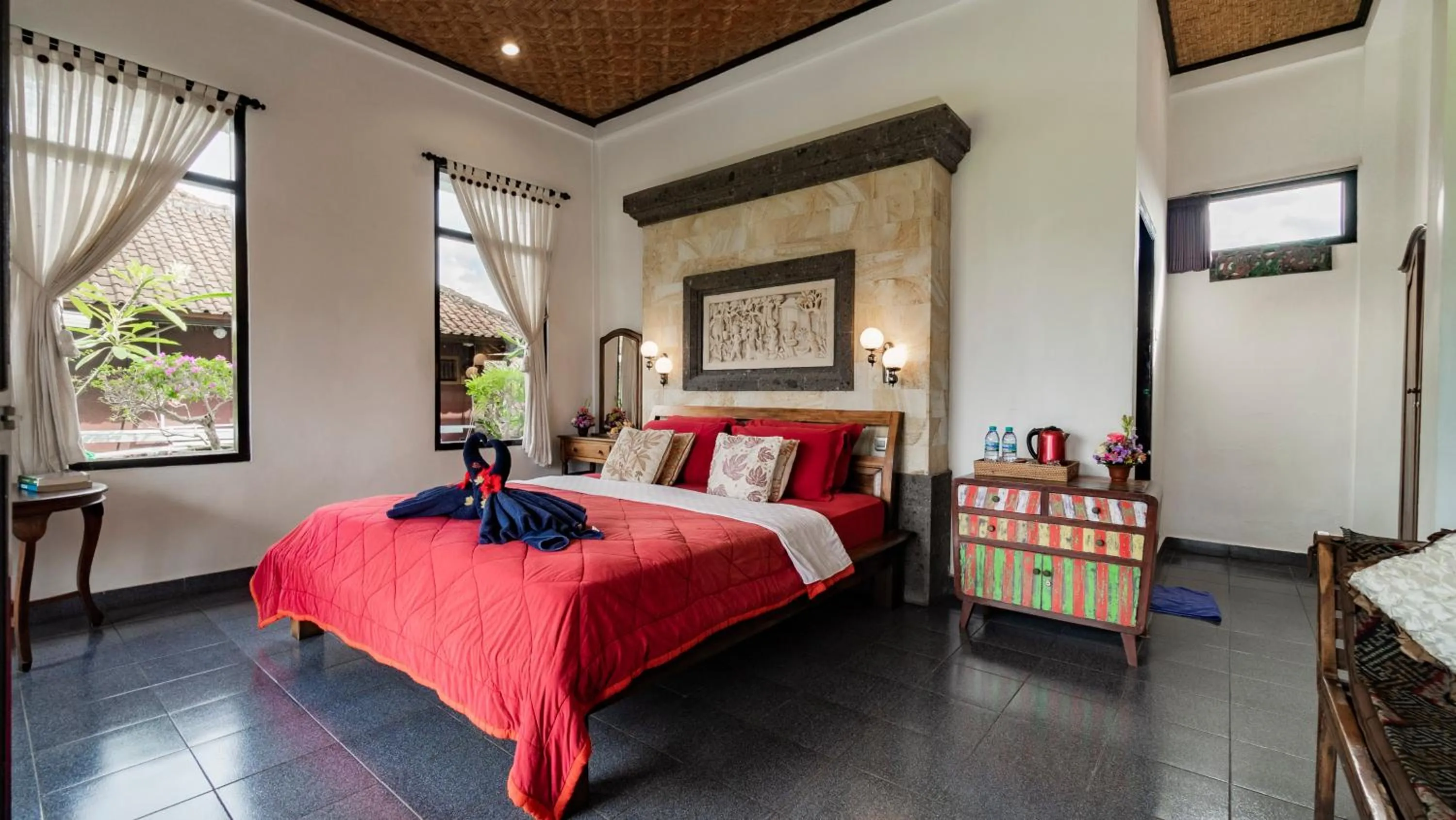 Bed in Kun - Kun Guest House Ubud