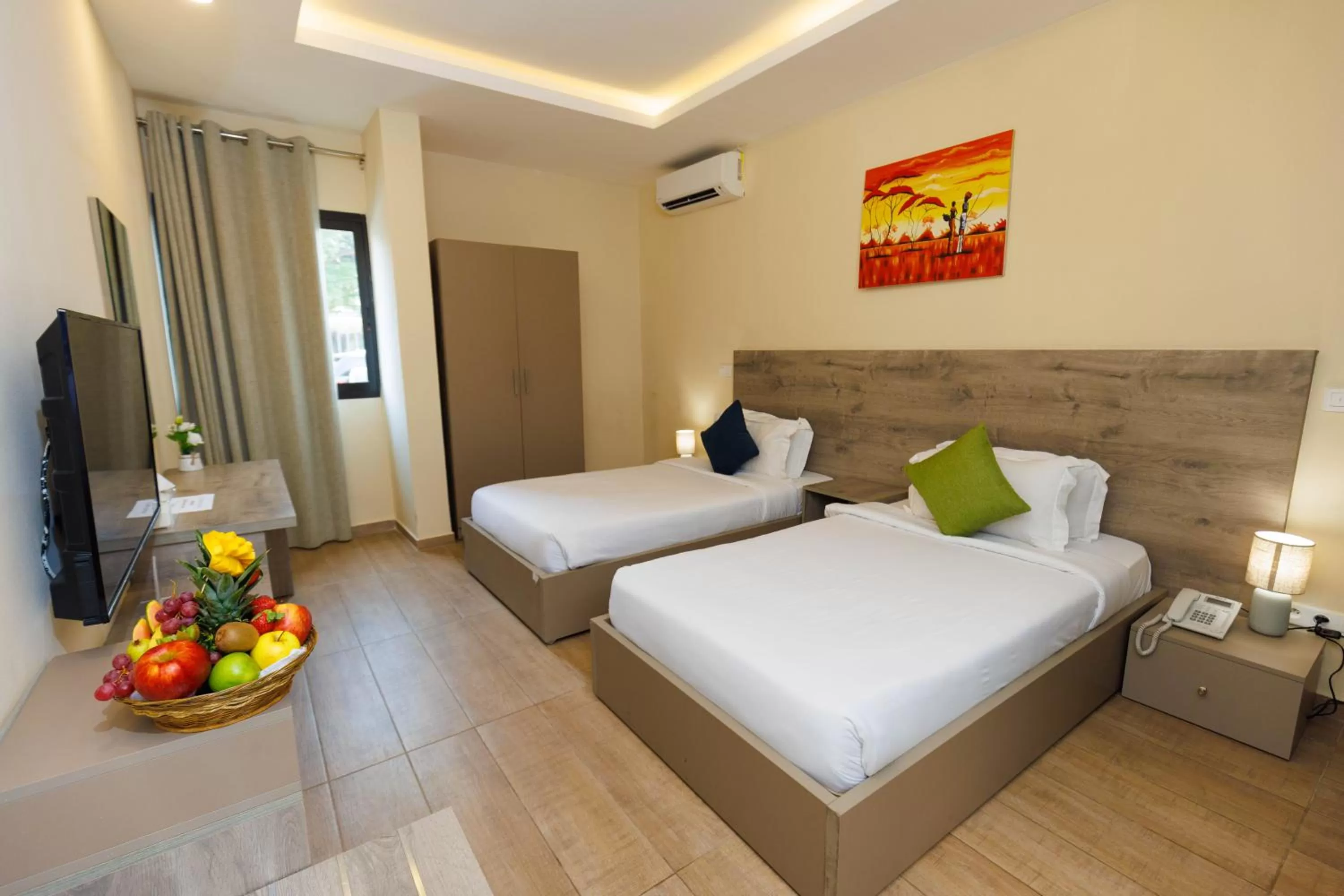 Bed in Silver Moon Hotel