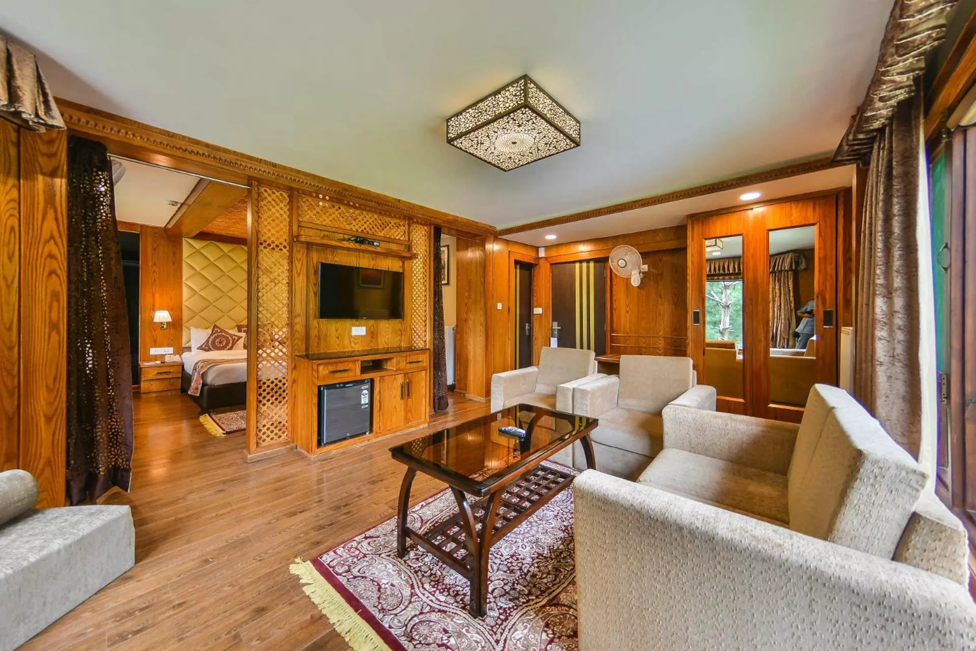 Seating Area in Royal Hillton Pahalgam