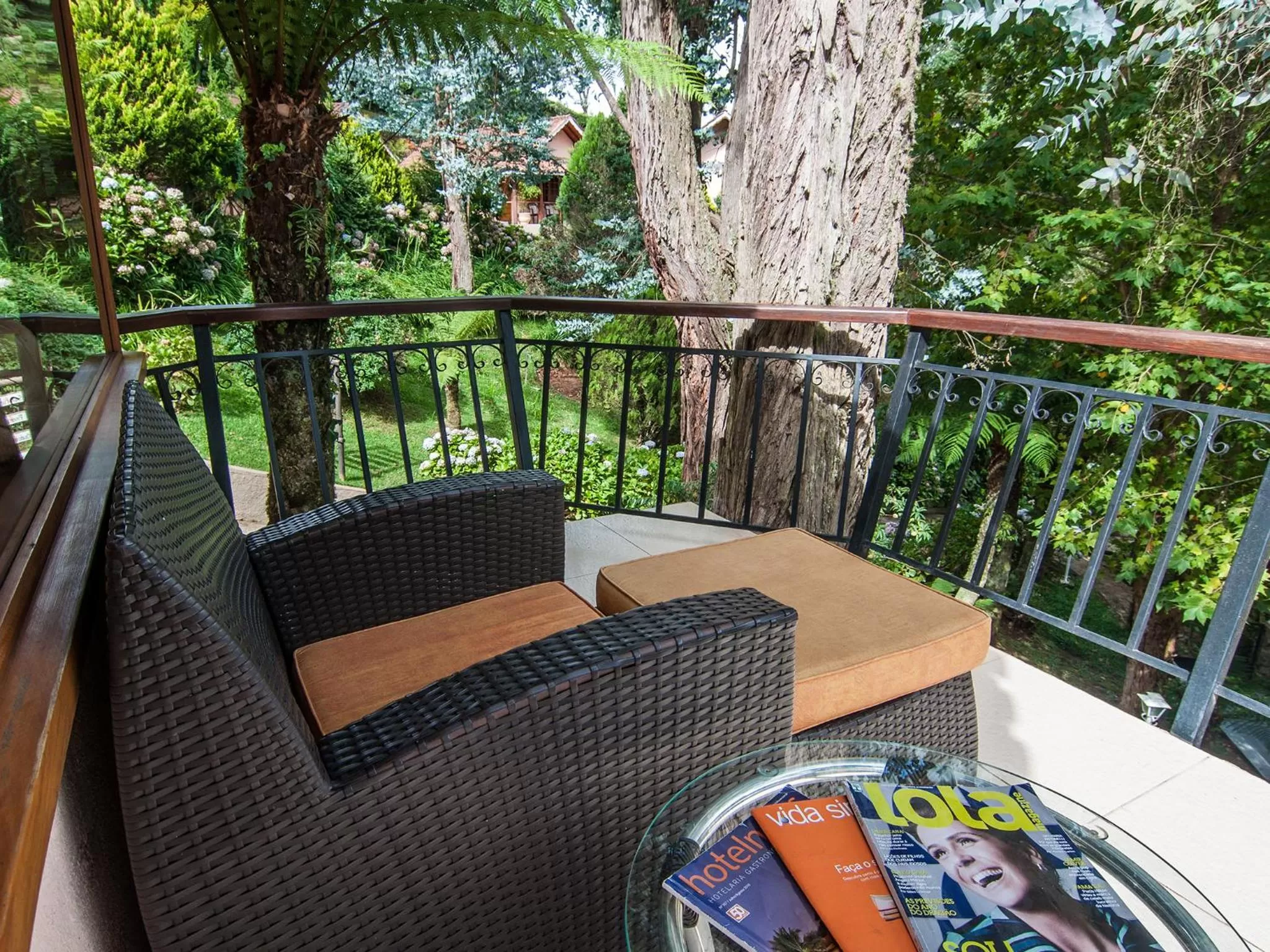 Balcony/Terrace in Pousada Ricanto Amore Mio