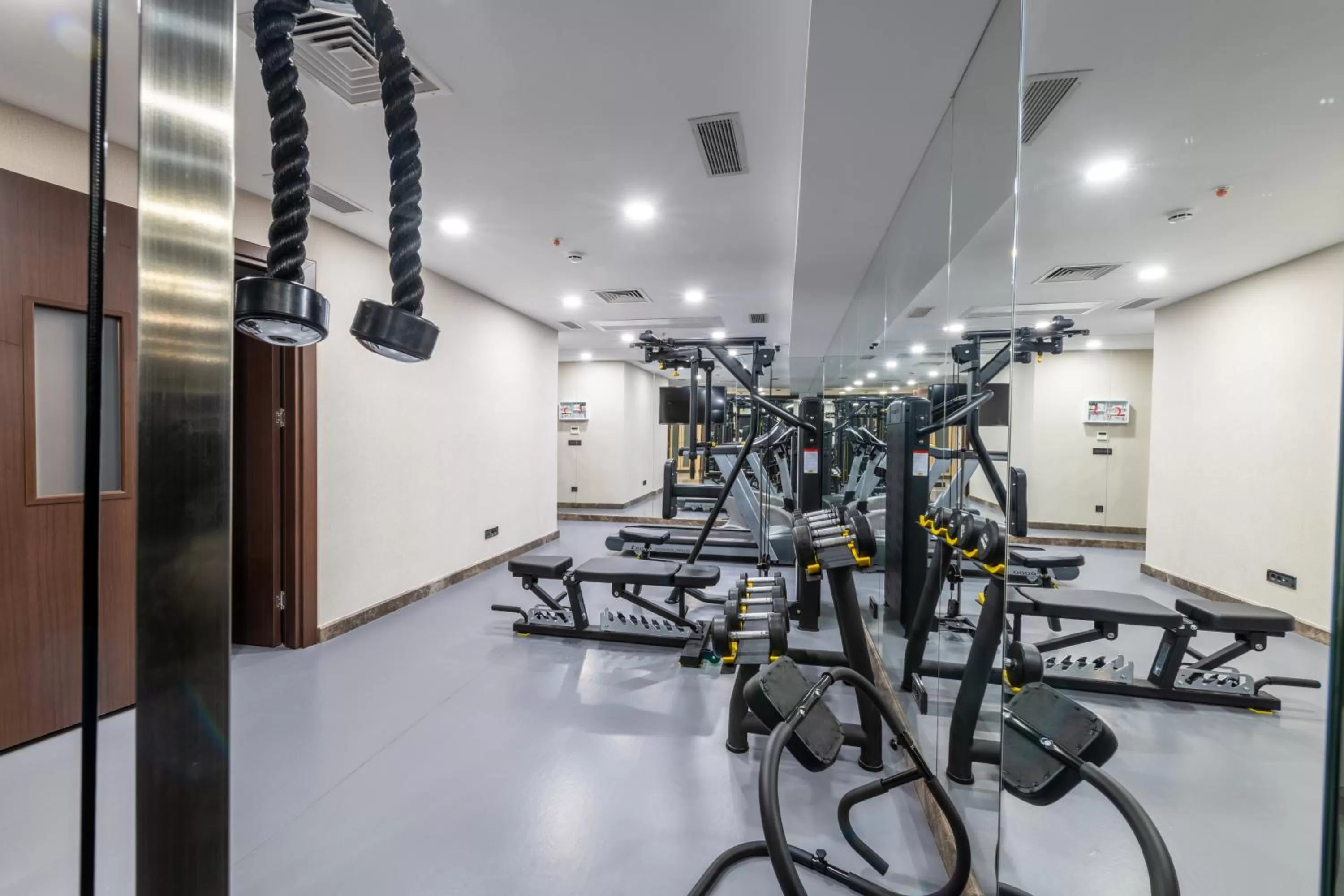 Fitness centre/facilities in Aprilis Deluxe Hotel