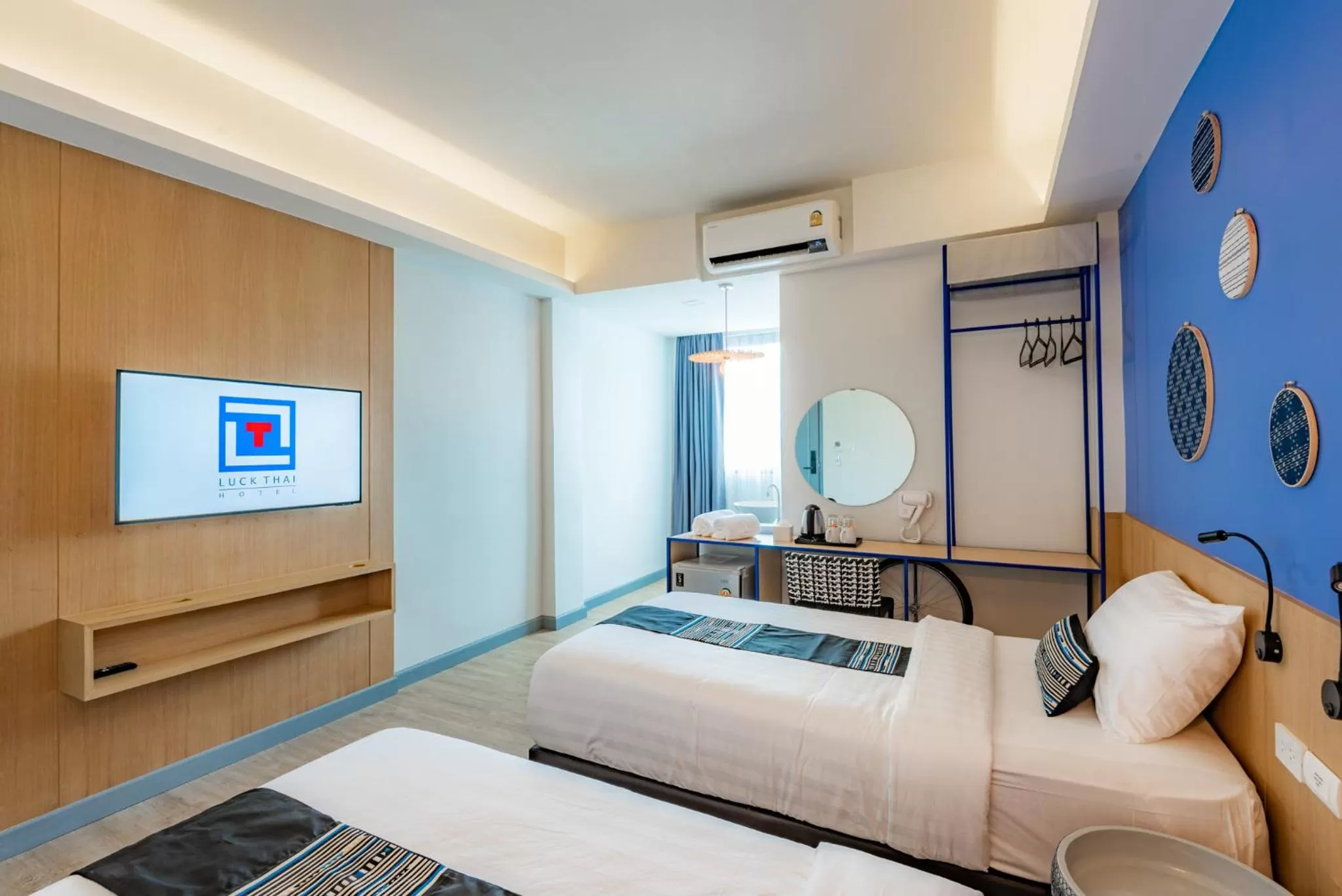 Bedroom, Bed in Luck Thai Hotel