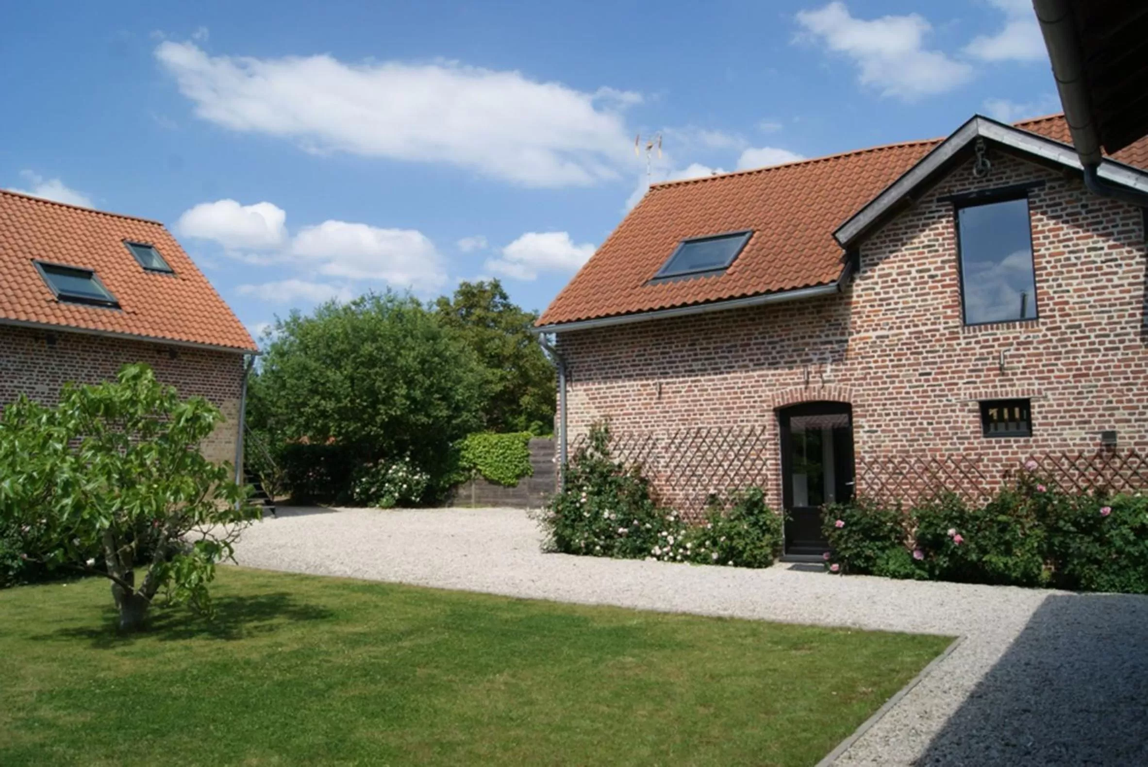 Garden view in La Grange De Salomé