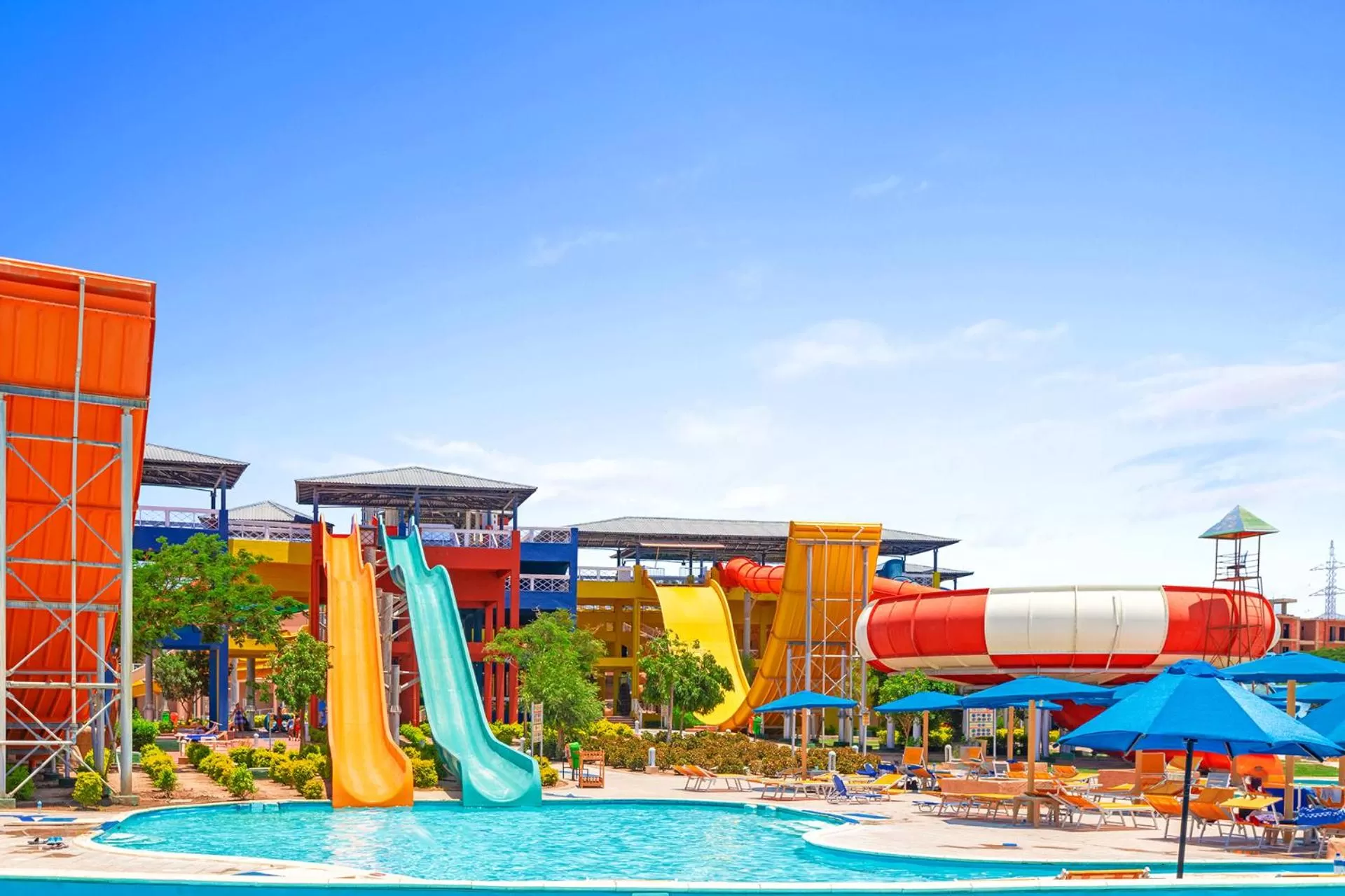 Aqua park in Neverland City Hurghada - Pickalbatros
