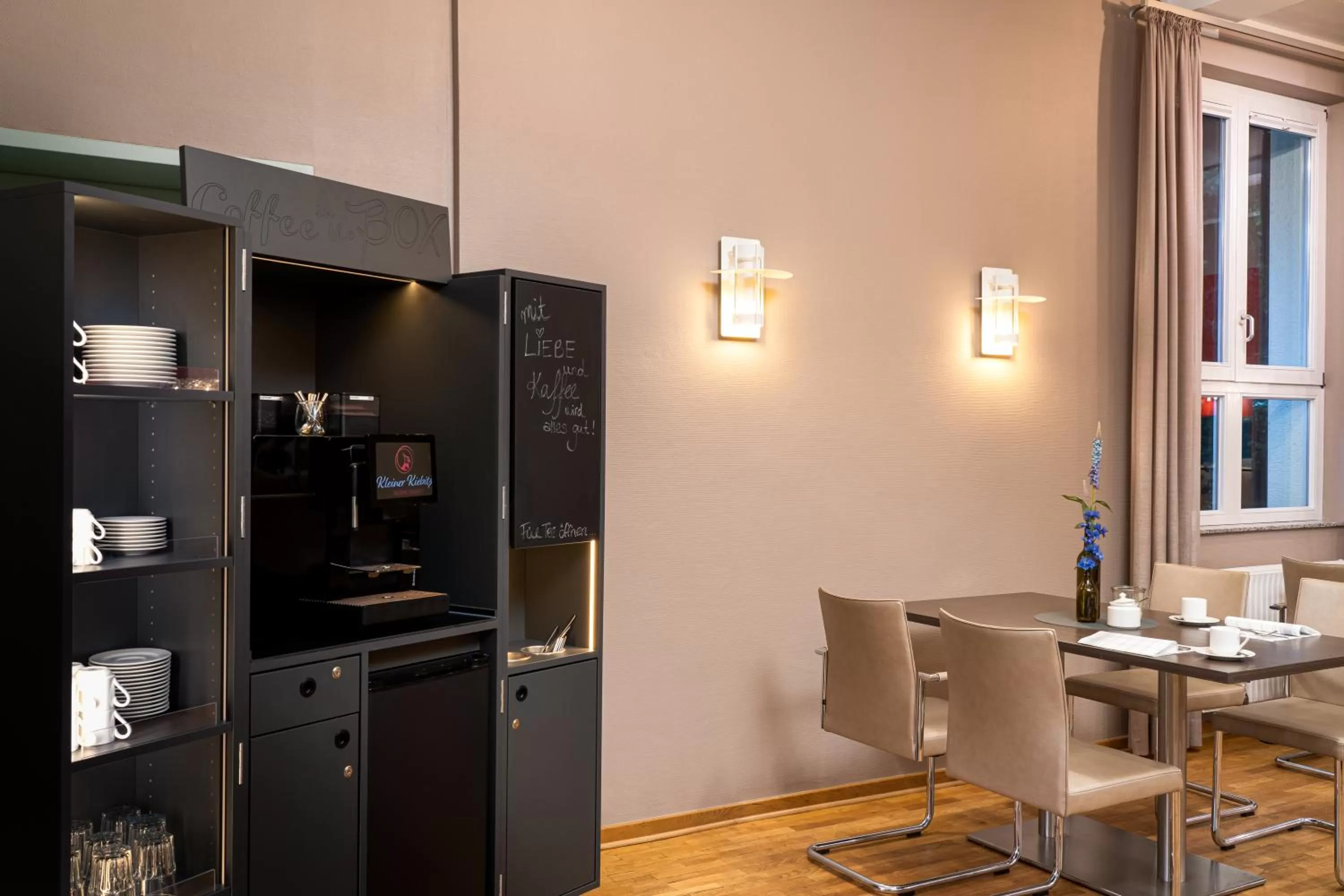 Coffee/tea facilities in Flussbett Hotel