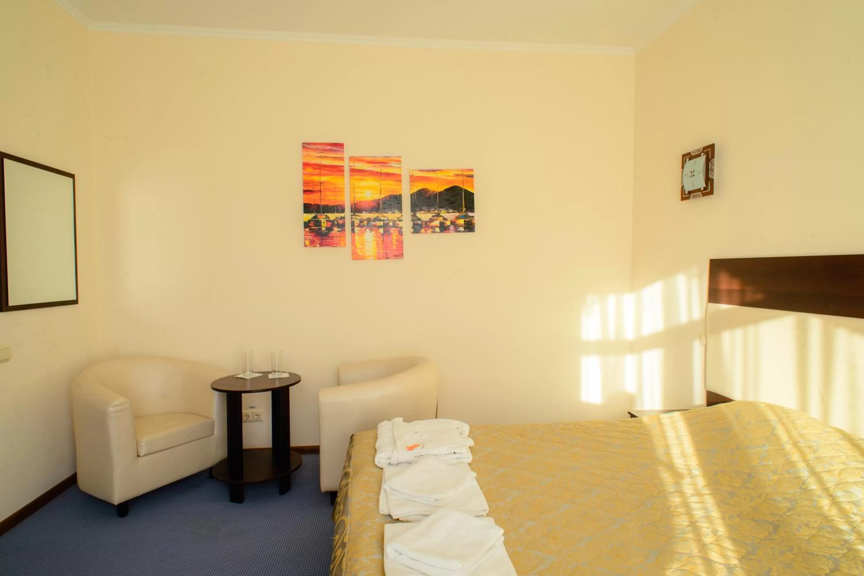 Photo of the whole room, Bed in Petrovskyi Brovar