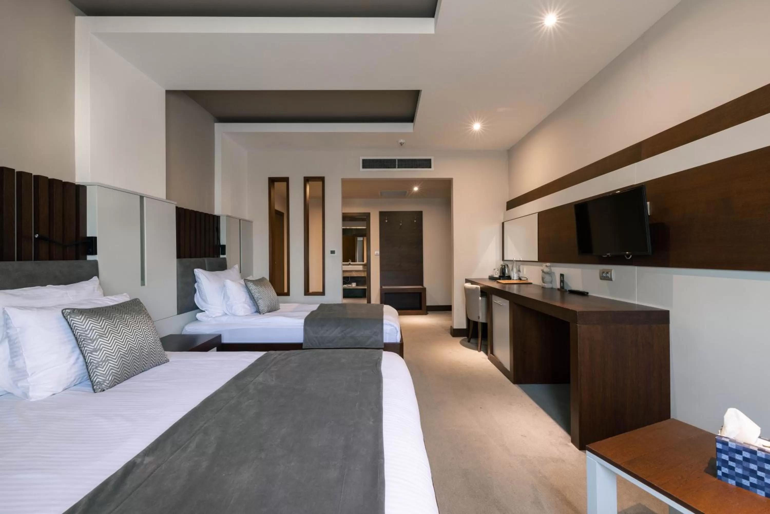 Bed in Hotel Prishtina