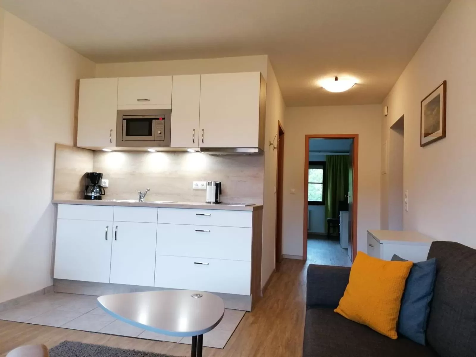 Kitchen or kitchenette in Mare Balticum Urlaub auf Rügen