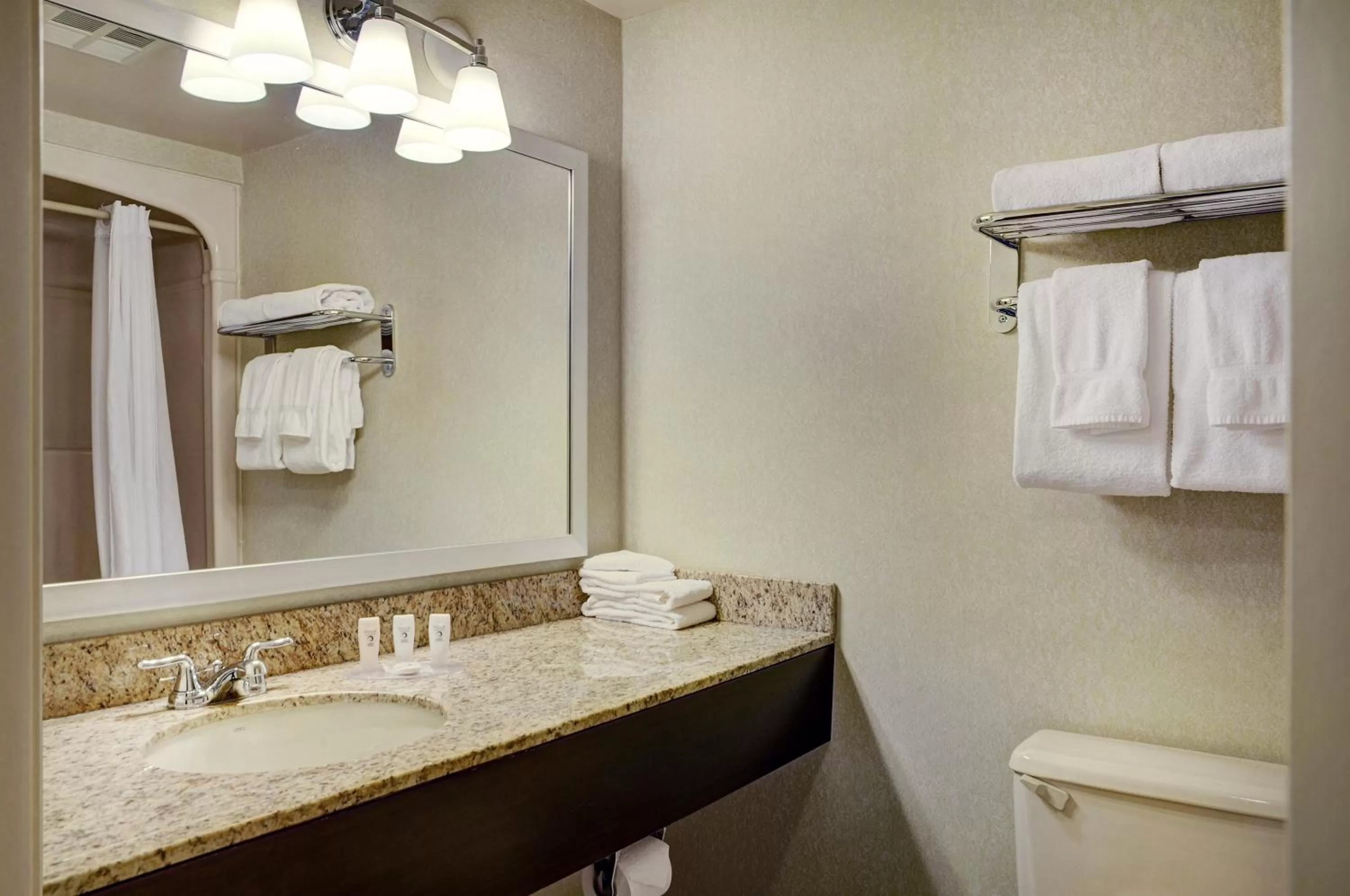 Bathroom in Travelway Inn Sudbury