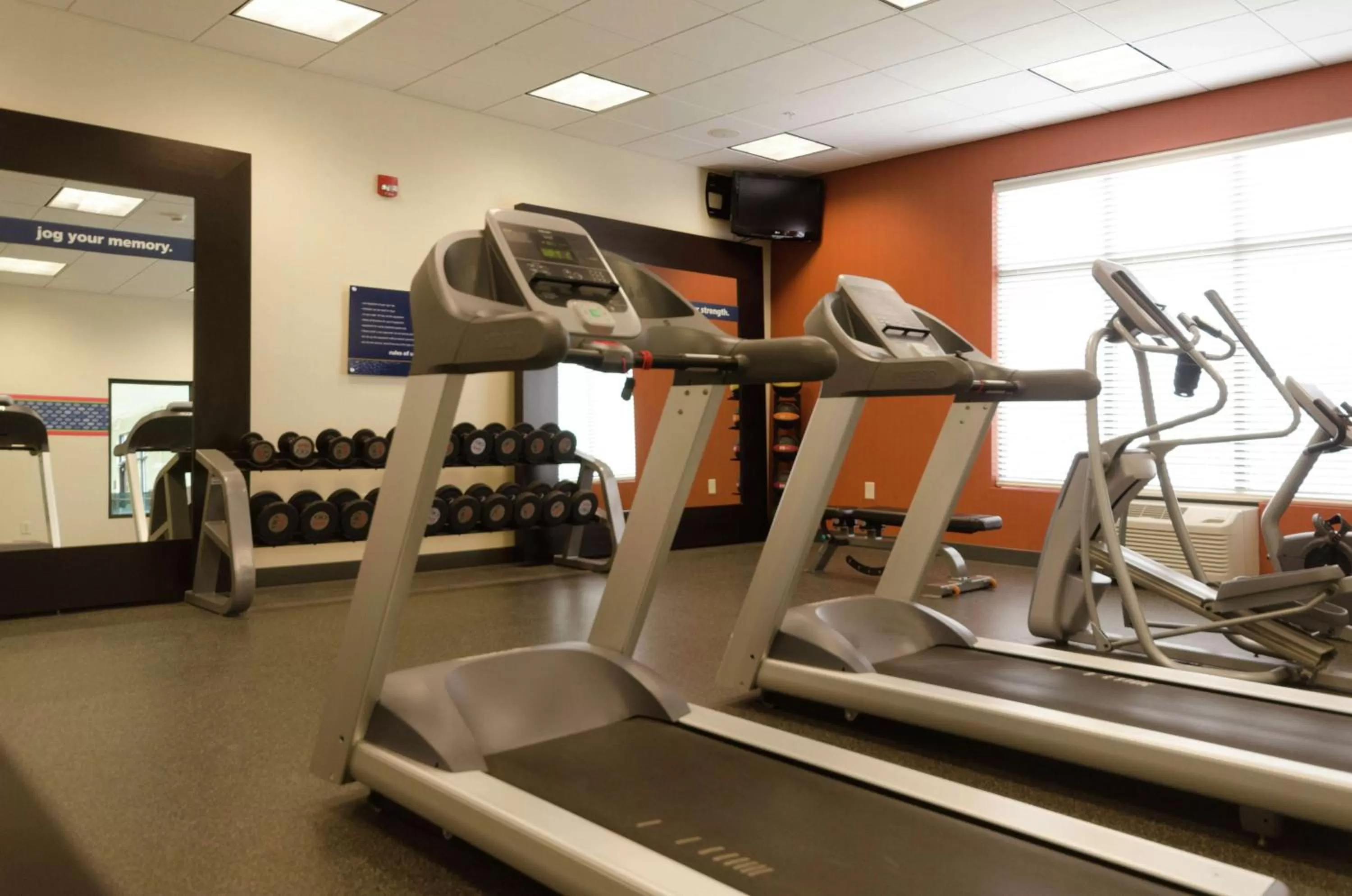 Fitness centre/facilities in Hampton Inn Hickory