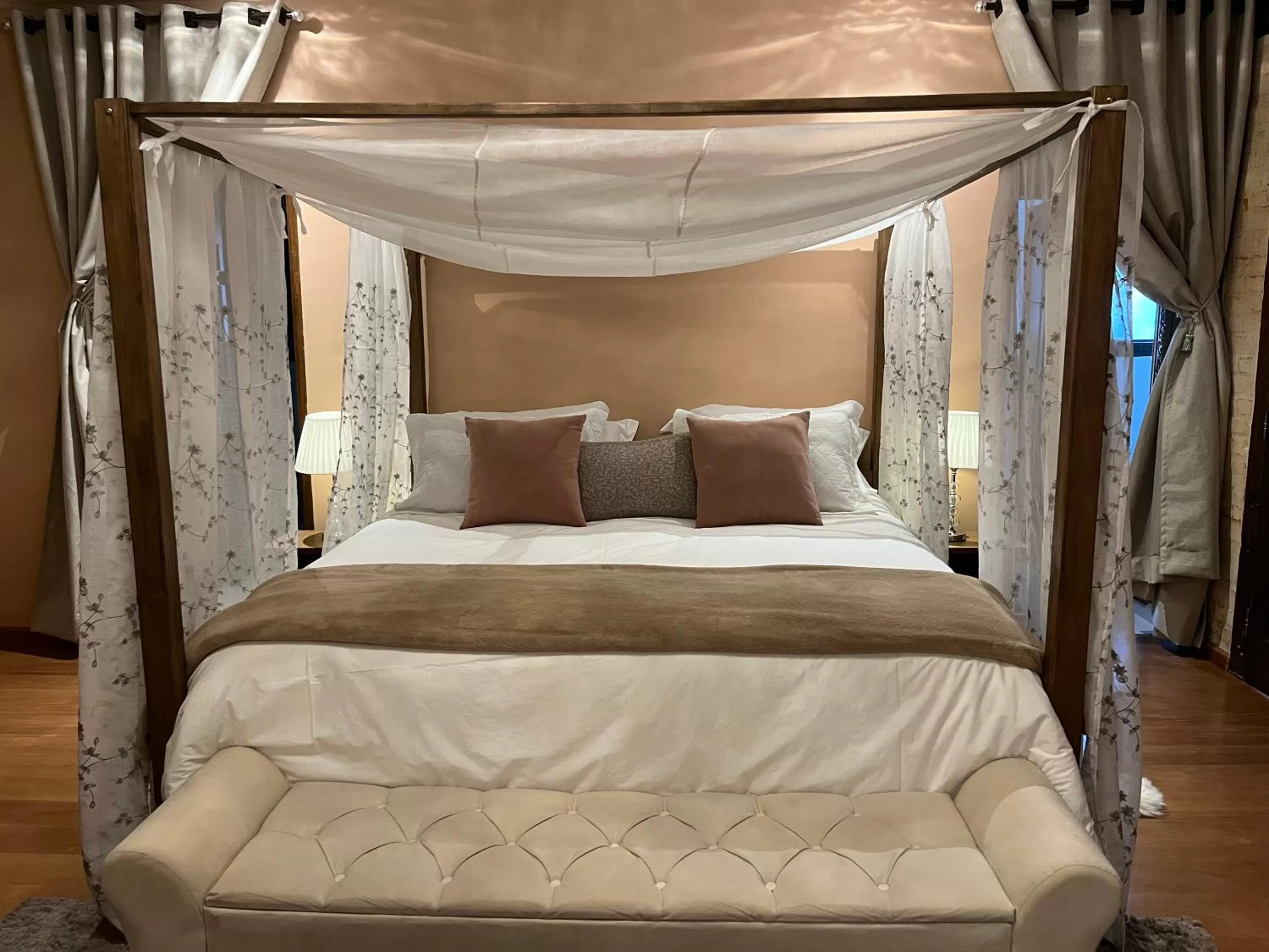 Bed in Pousada Dona Bendita