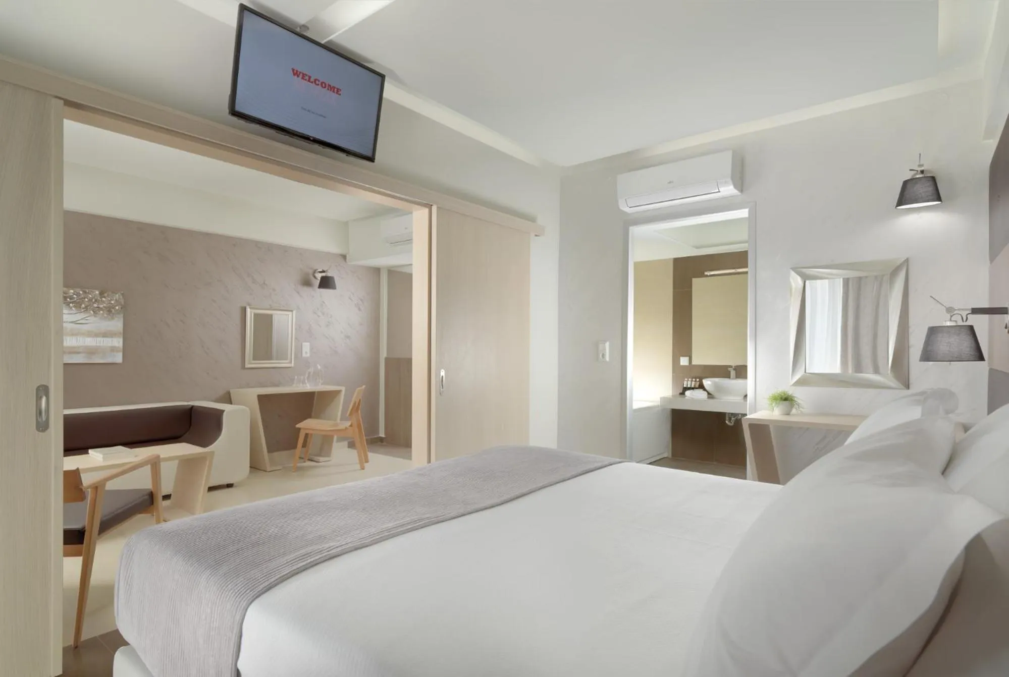 Bedroom, Bed in Melrose Rethymno by Mage Hotels
