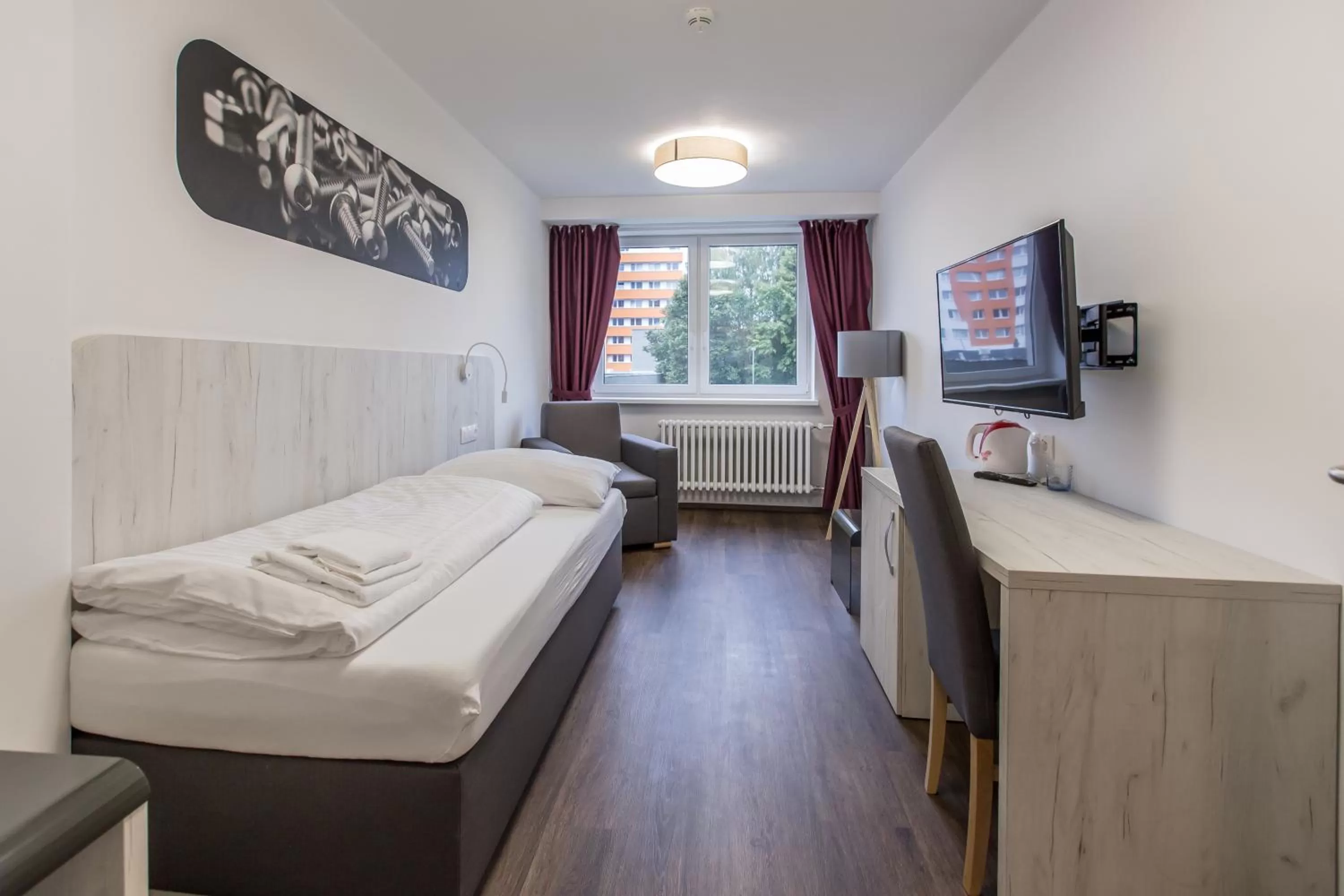 Bedroom, Bed in Hotel Garni VŠB TUO