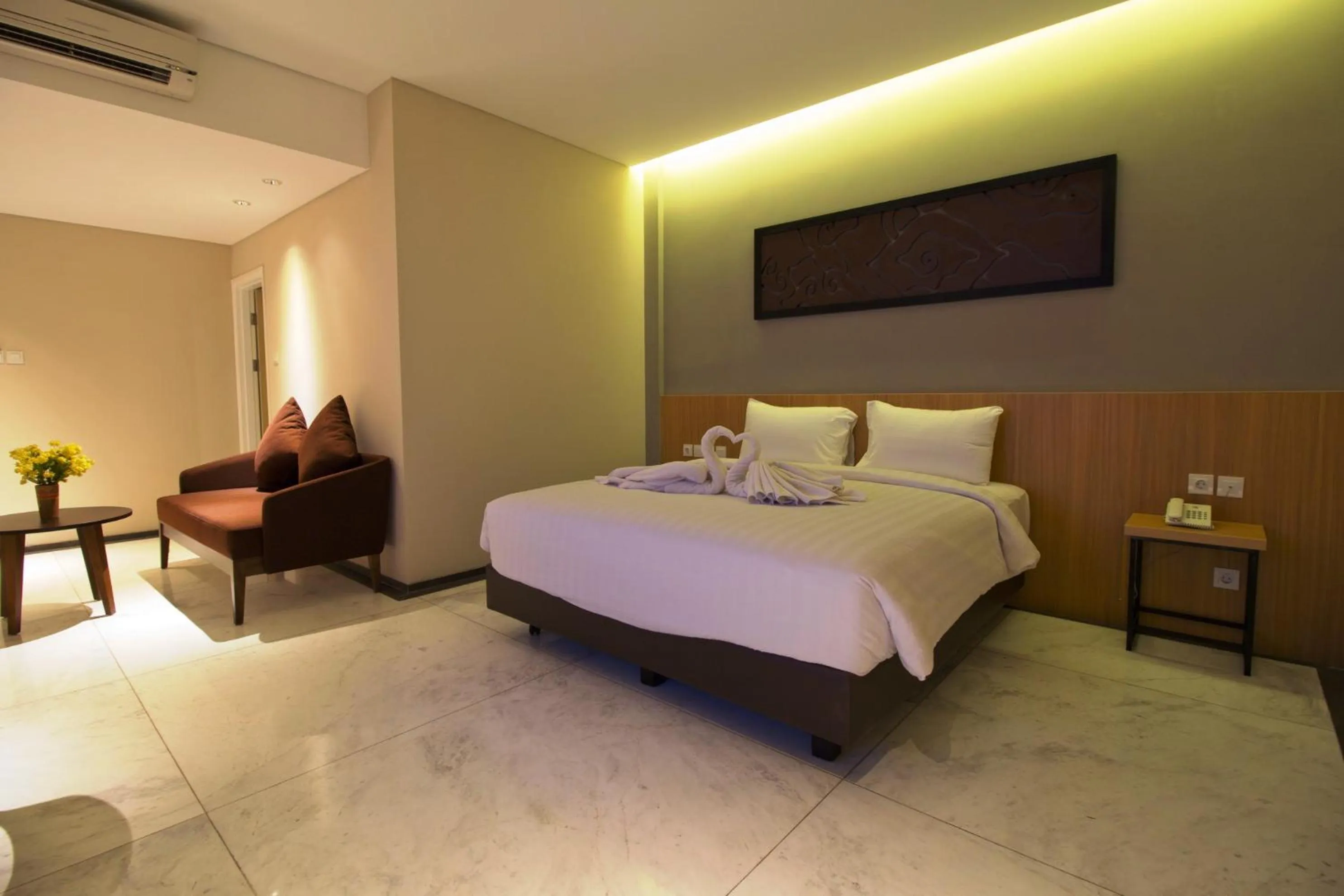 Bed in Vinotel Cirebon