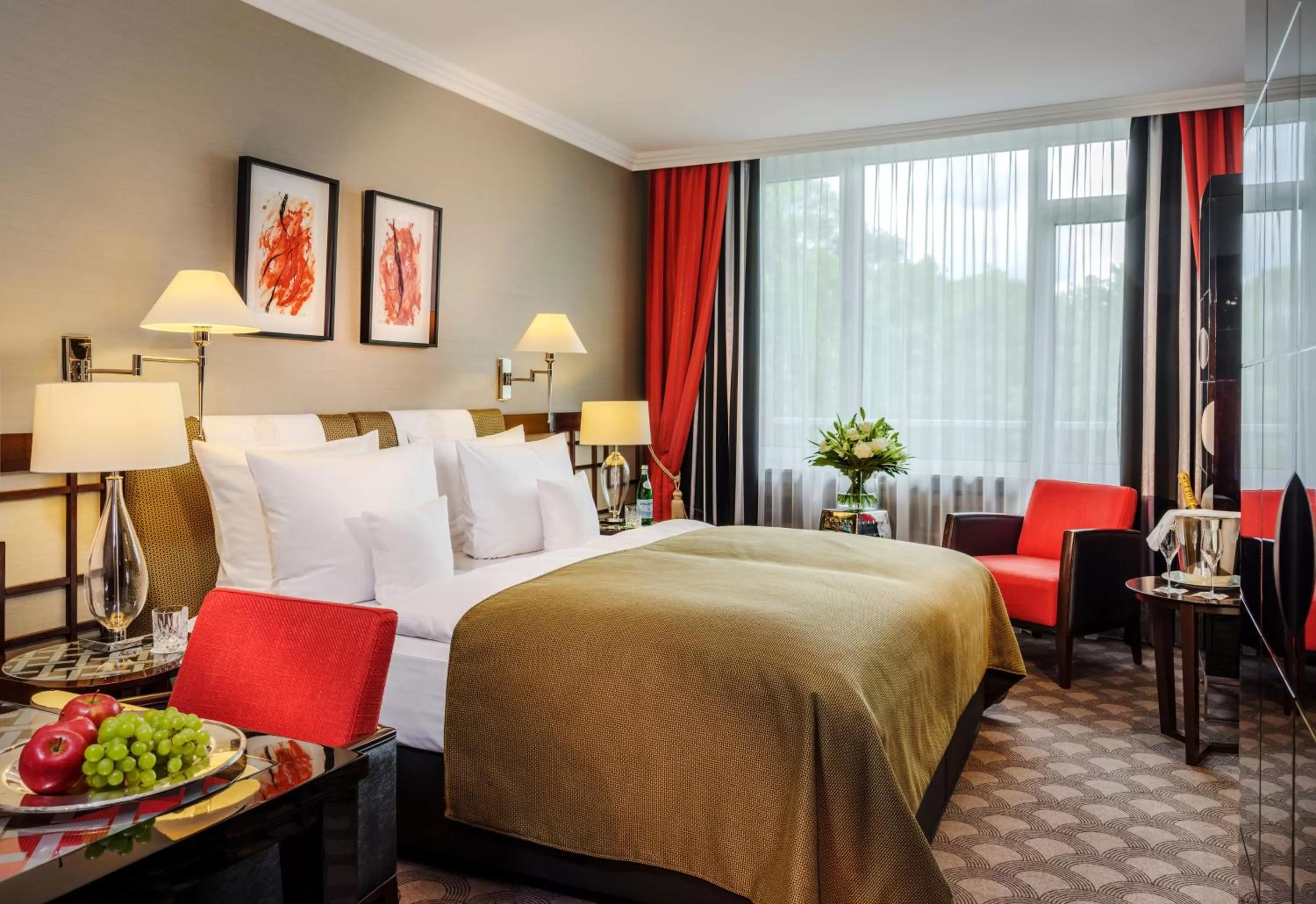 Bed in Parkhotel Bremen – ein Mitglied der Hommage Luxury Hotels Collection