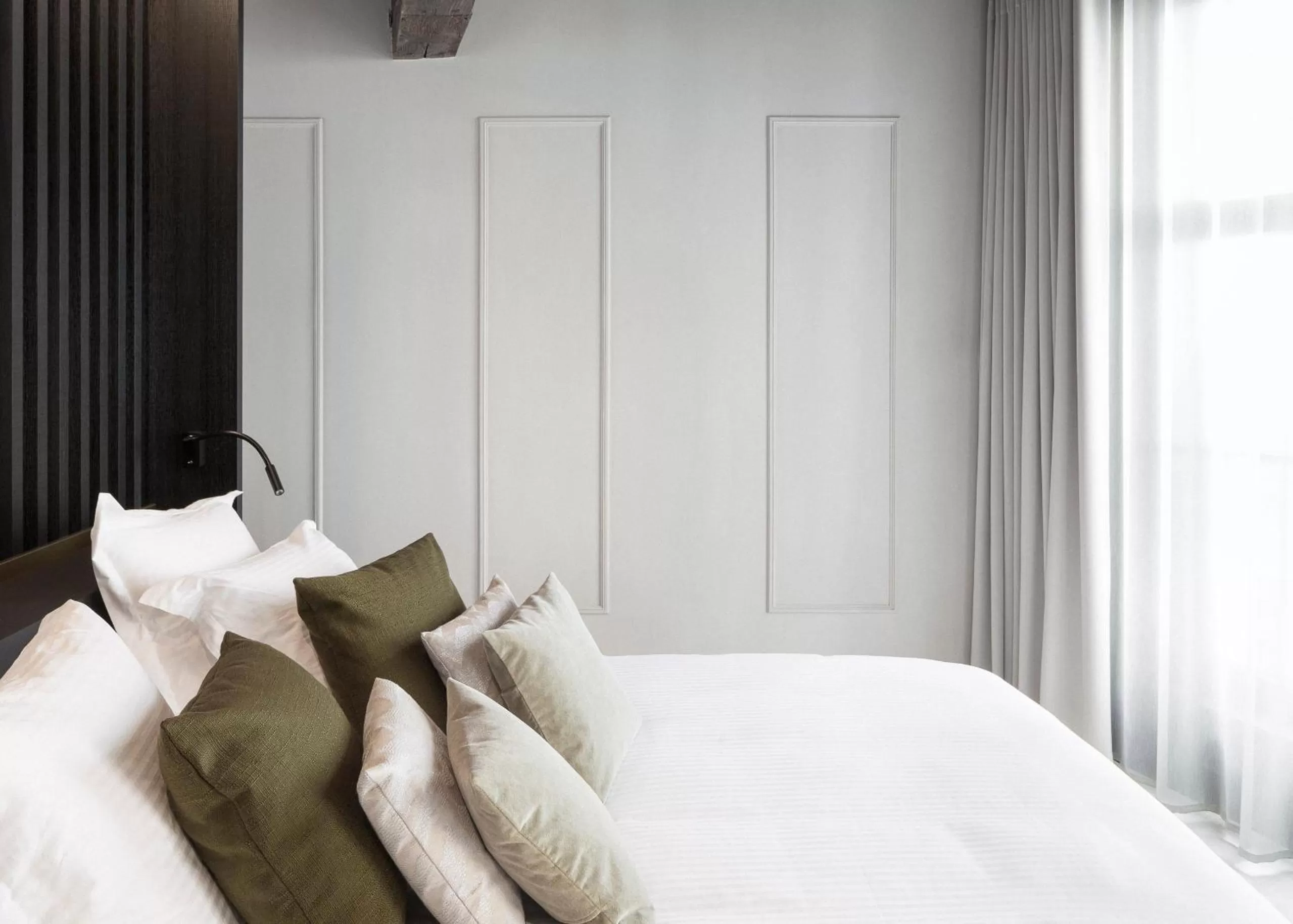 Bed in Gulde Schoen Luxury Studio-apartments