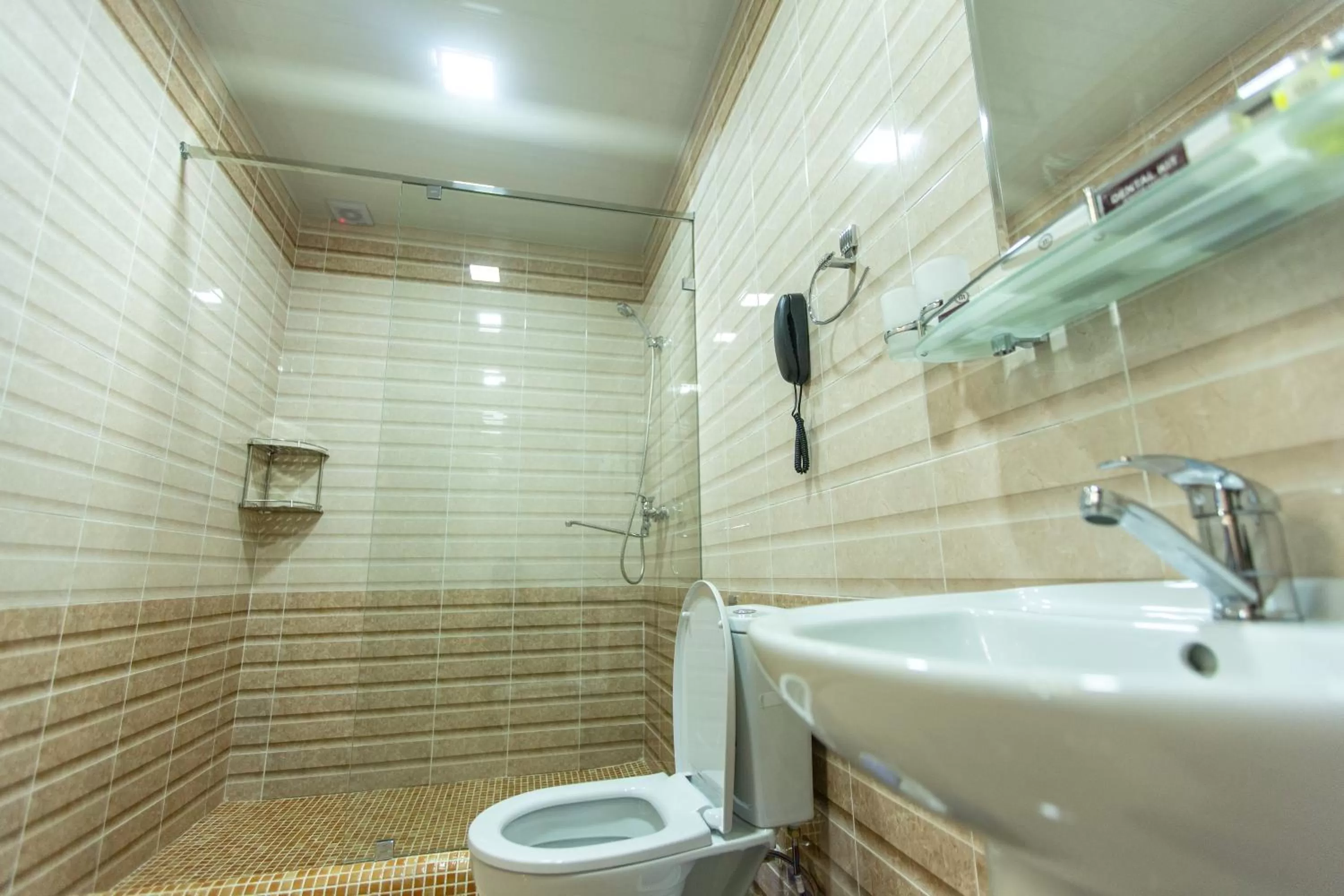 Shower in Mirzo Boutique Hotel