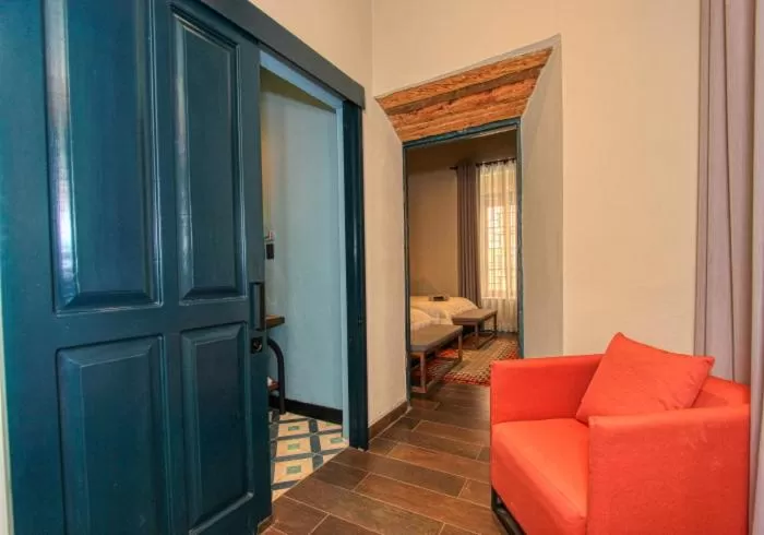 Bed in Antigua Trece Hotel Fusión & SPA