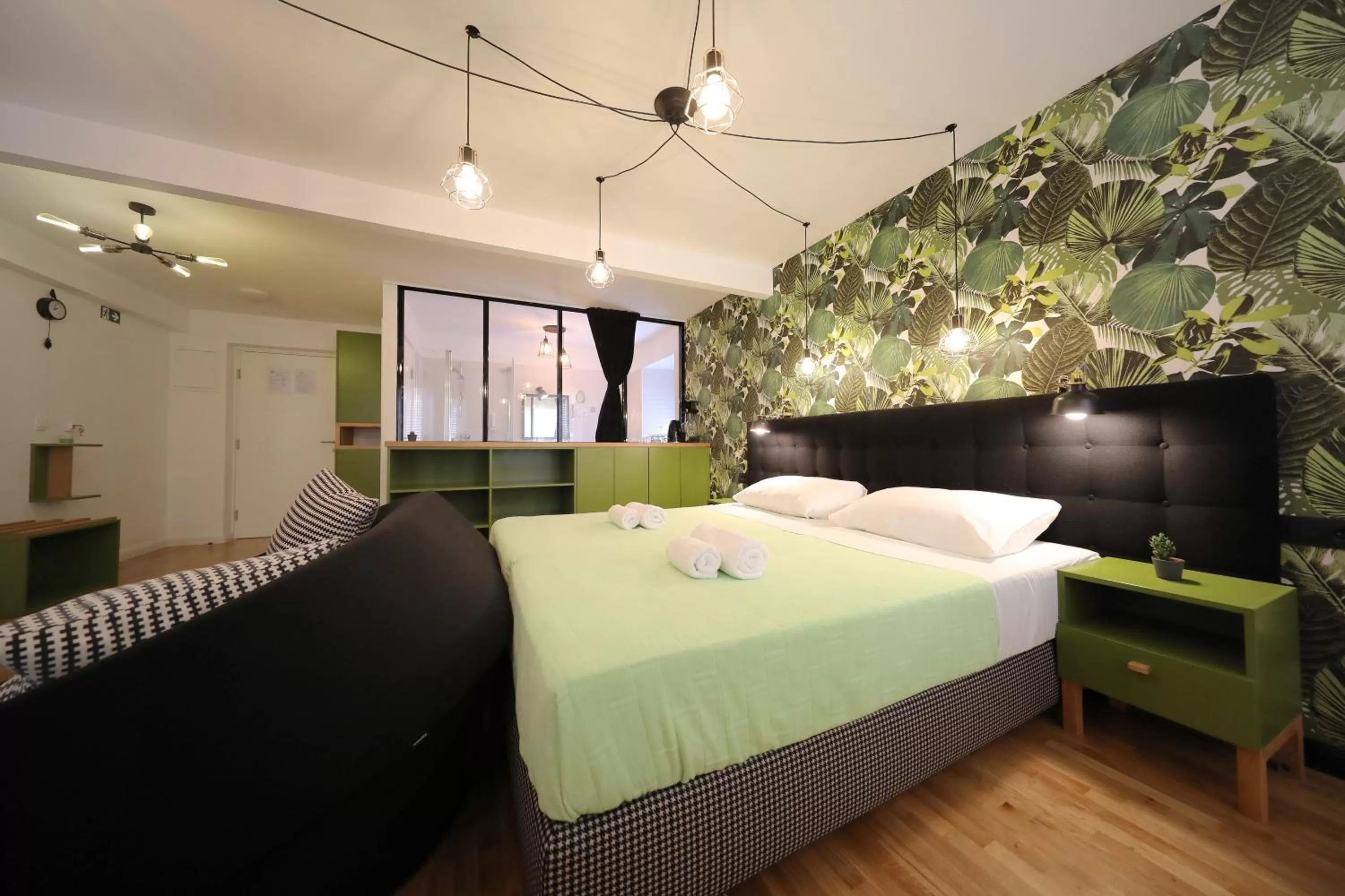 Bed in Central Apartments Integrated Hotel