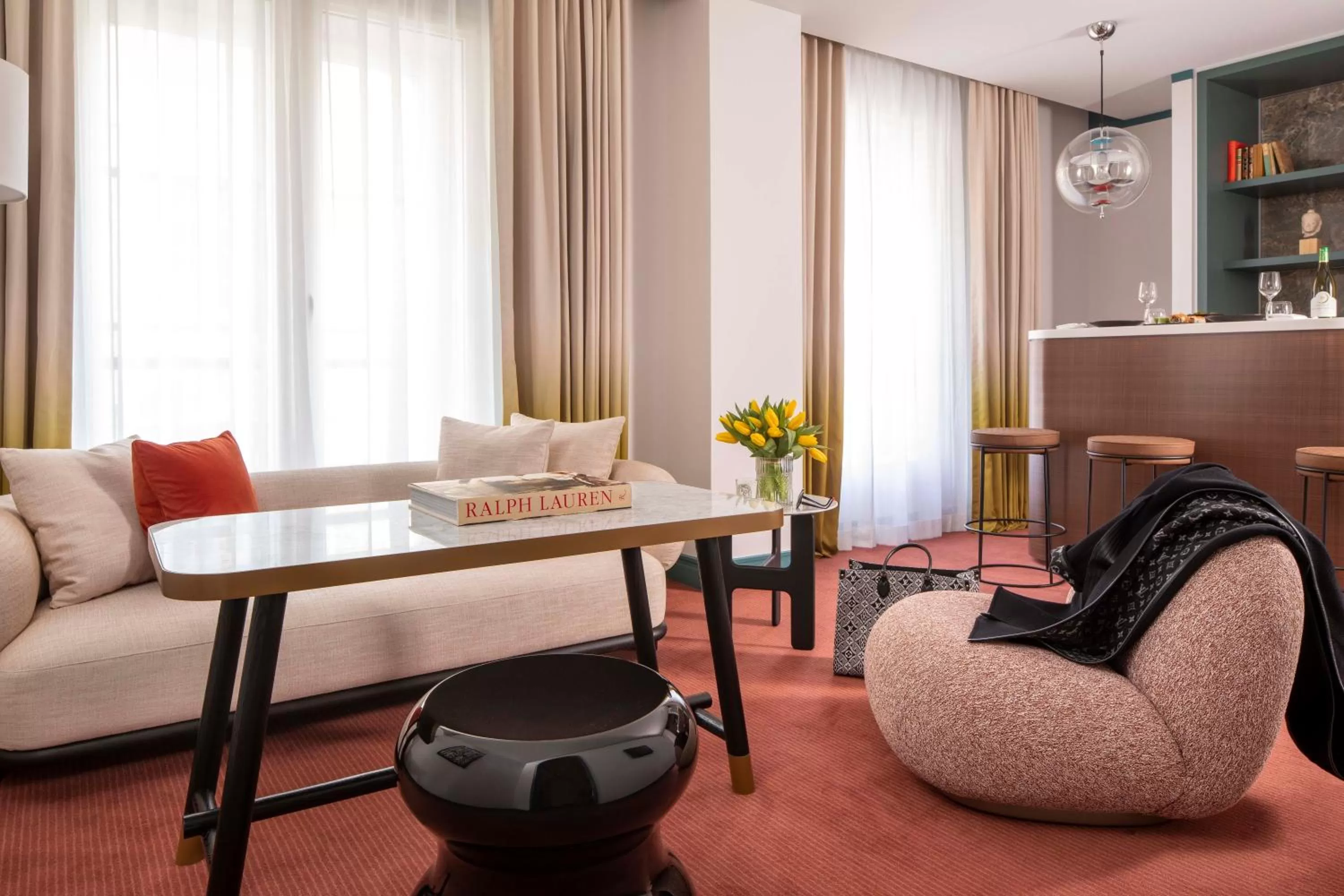 Living room in Hôtel Bel Ami