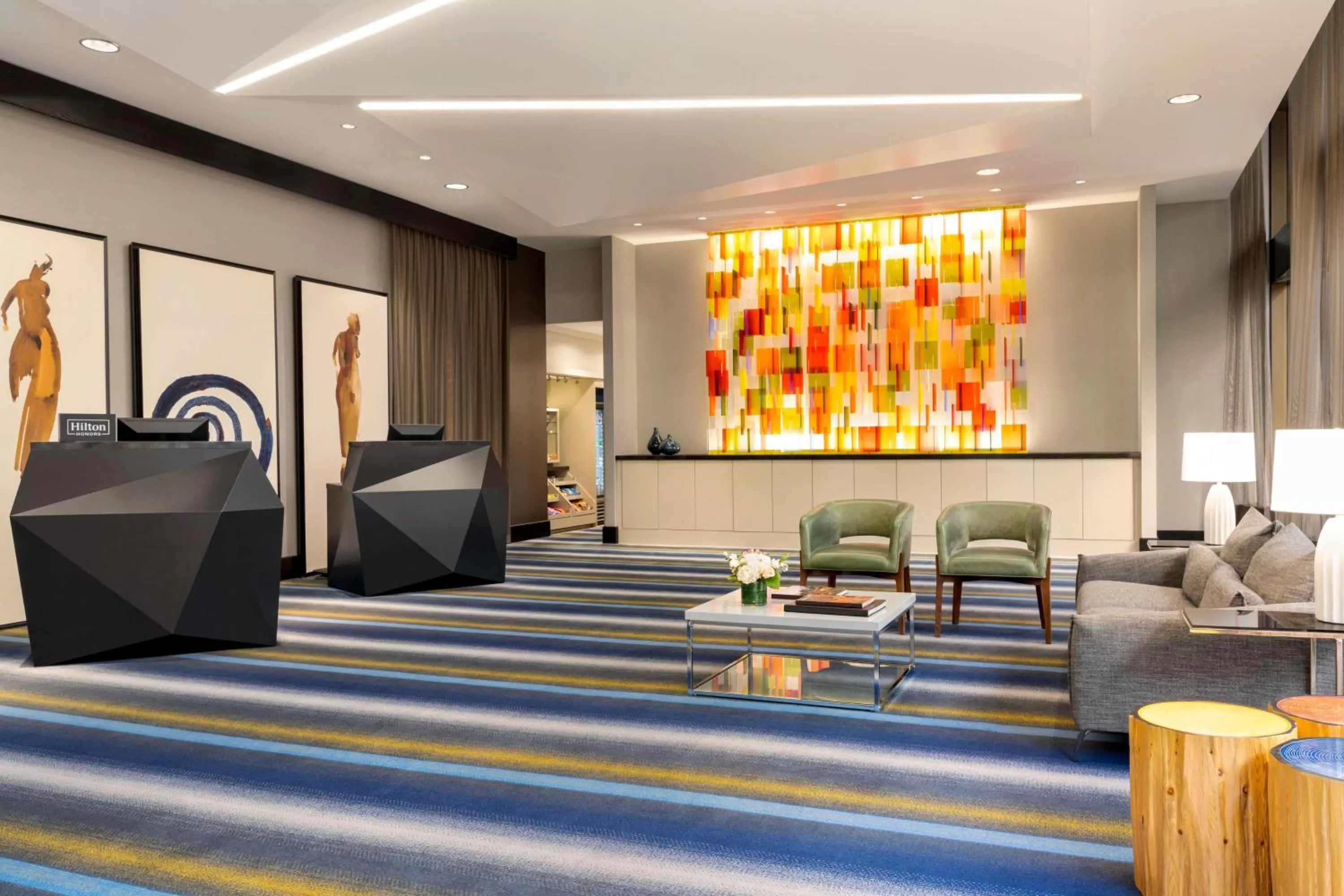 Lobby or reception in Hilton Motif Seattle