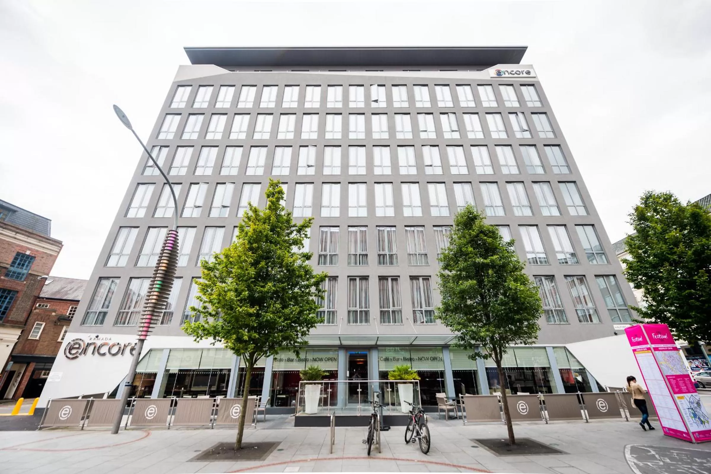 Facade/entrance in Ramada Encore Leicester City Centre