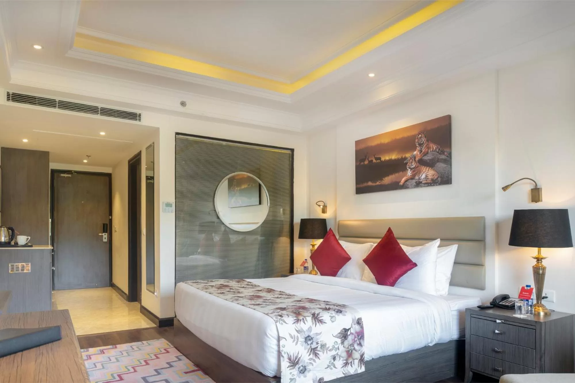 Bedroom, Bed in Ramada by Wyndham Kasauli