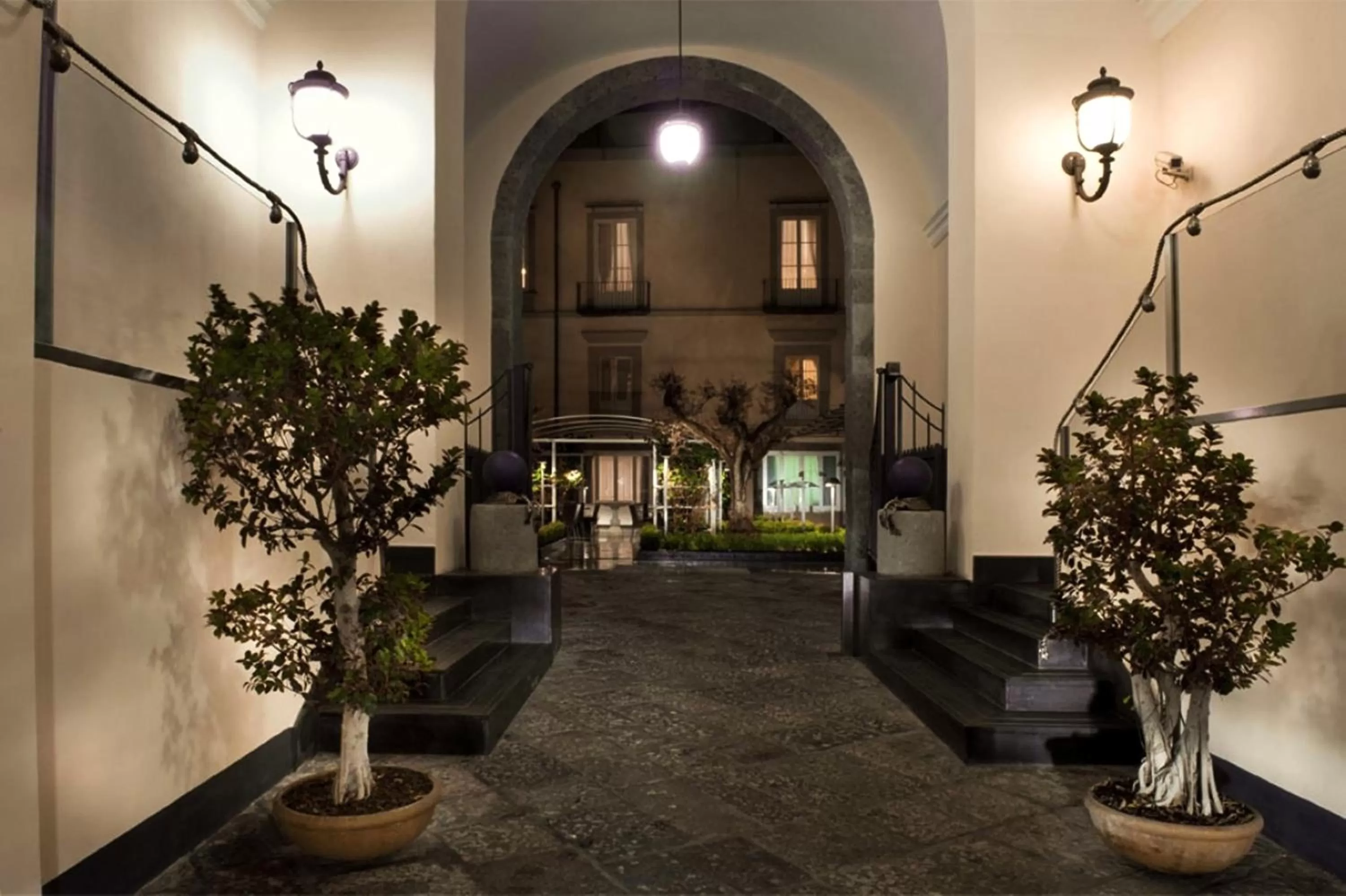Facade/entrance in Palazzo Caracciolo Naples