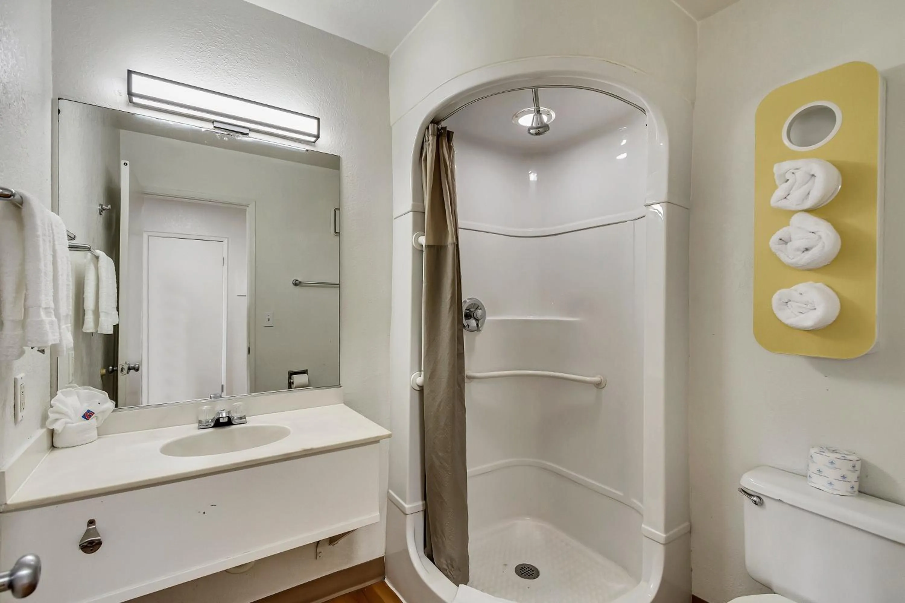 Shower in Motel 6 Ogden, UT- Downtown