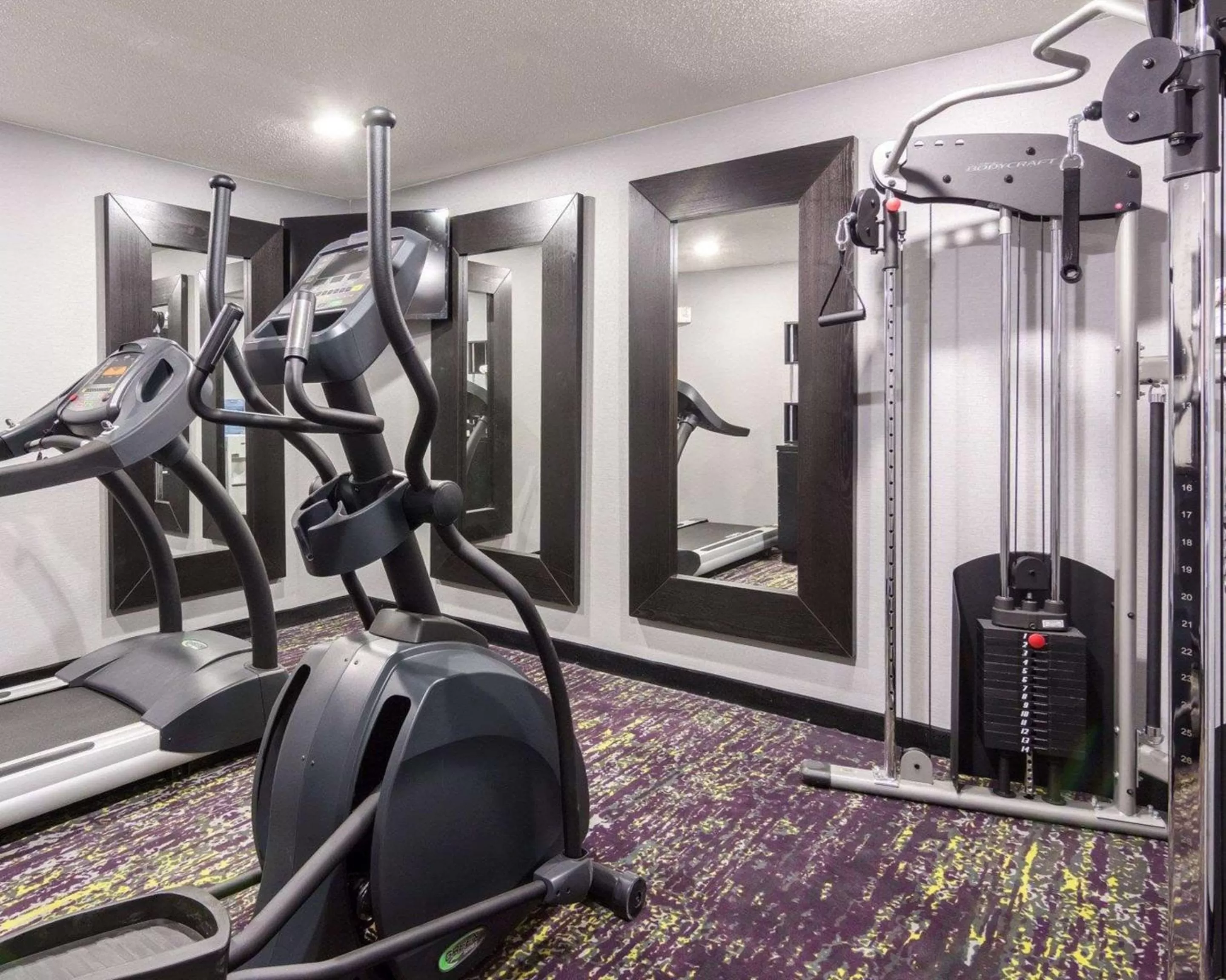 Fitness centre/facilities in Quality Inn & Suites Ashland near Kings Dominion