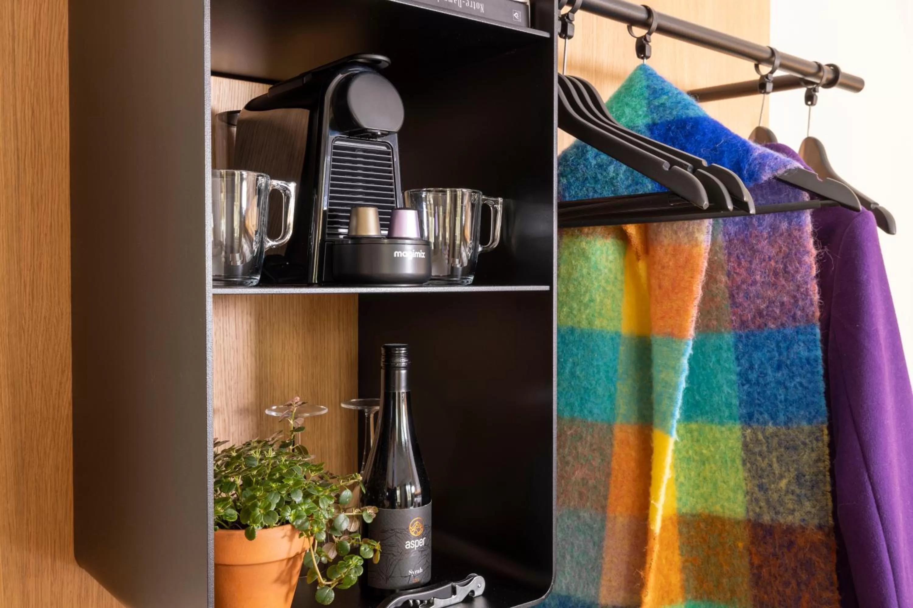 Coffee/tea facilities in Hotel La Diligence