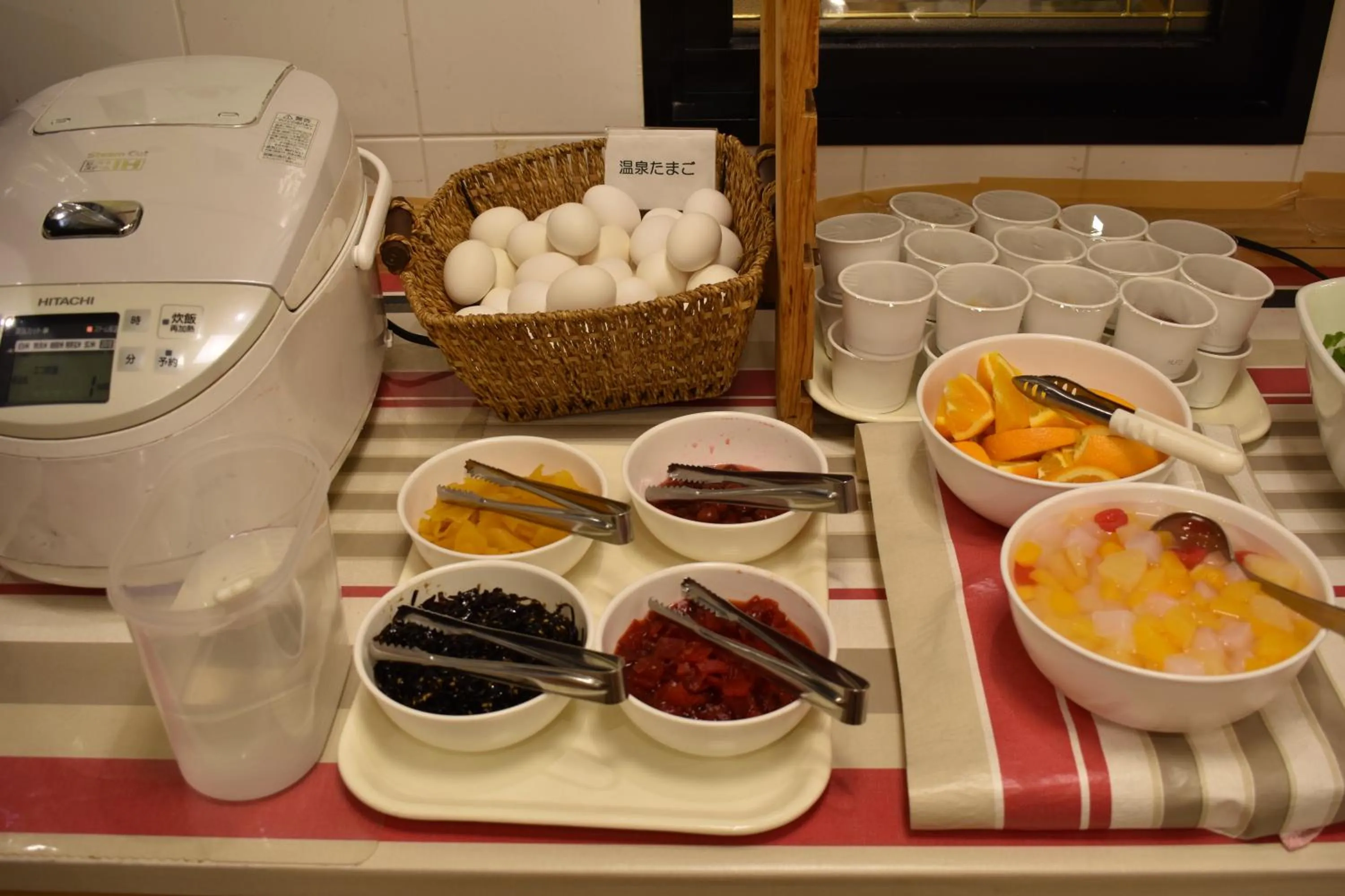 Buffet breakfast in Hotel Crown Hills Toyokawa