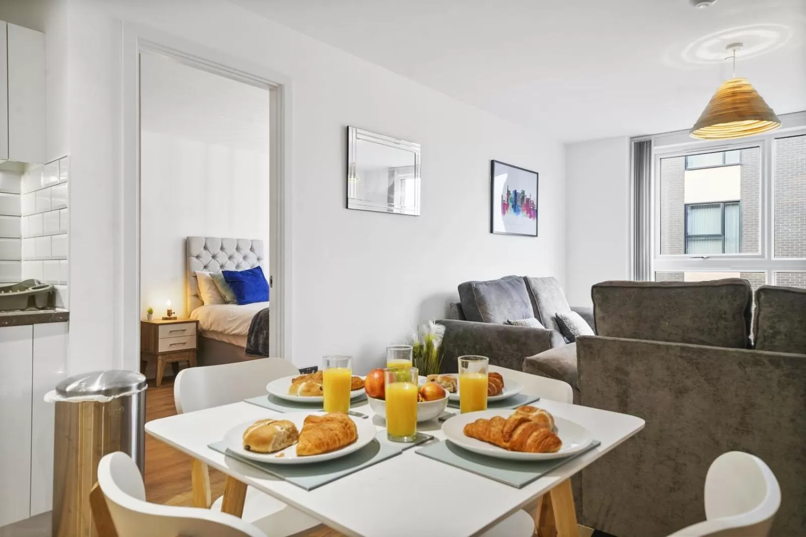 Living room in Onyx O2 Arena Brindley Place Broad Street Large Spacious Apartment