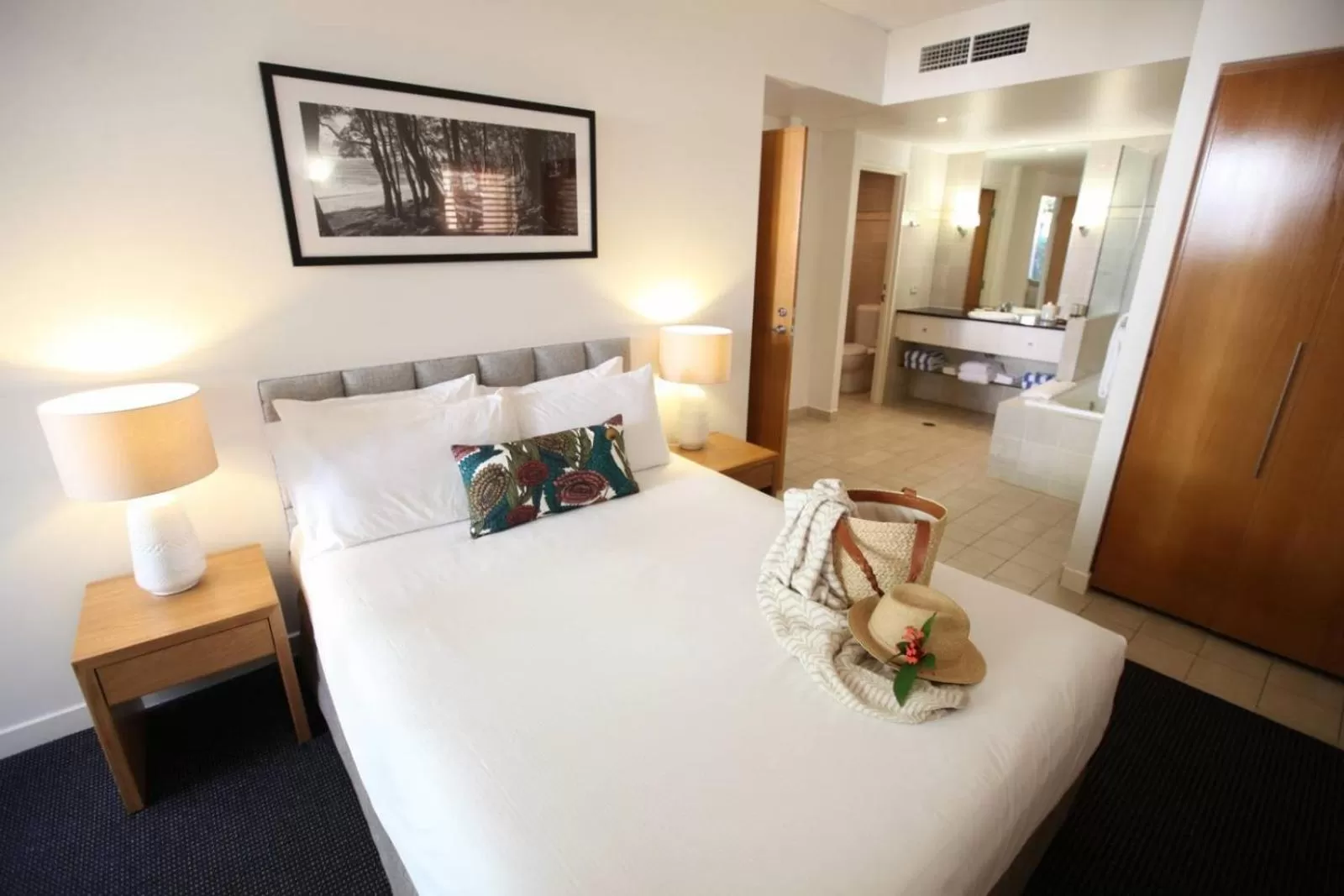 Bathroom, Bed in The Sebel Noosa