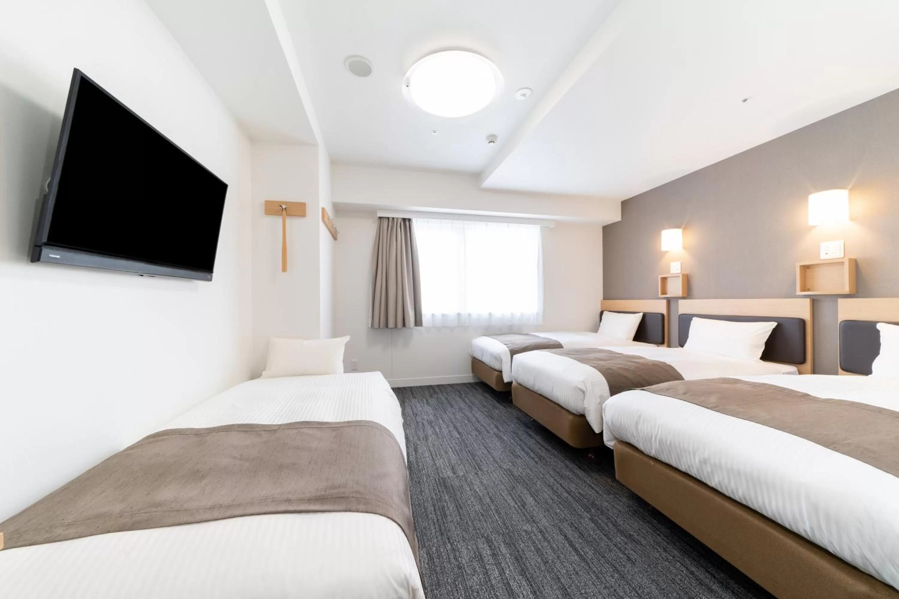 Bed in Pearl Hotel Shinjuku Akebonobashi