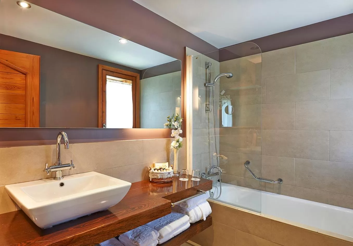 Bathroom in Hotel Grèvol Spa